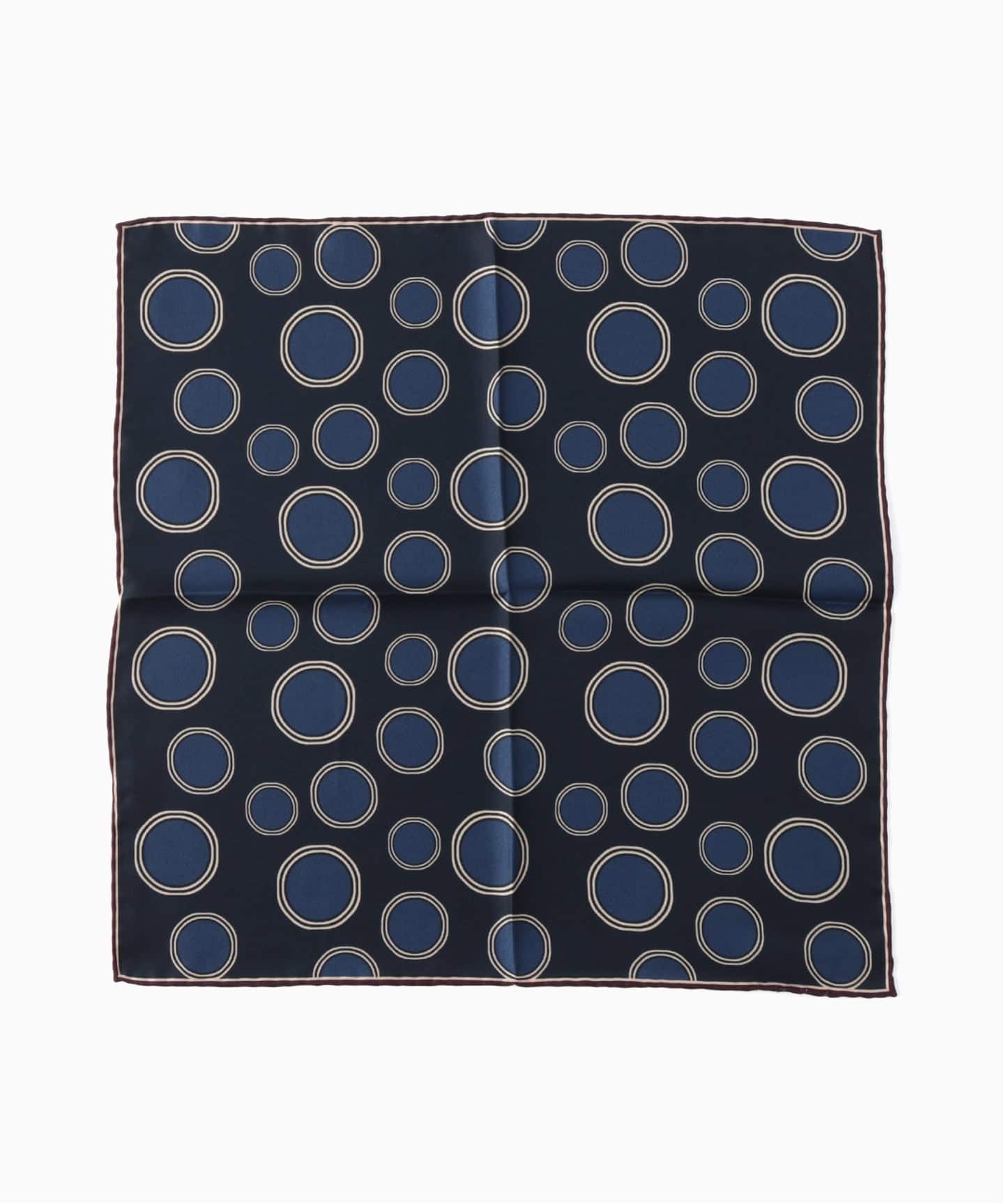 FRANCO BASSI (フランコ バッシ) Pocket Square Dots Chief（スカーフ