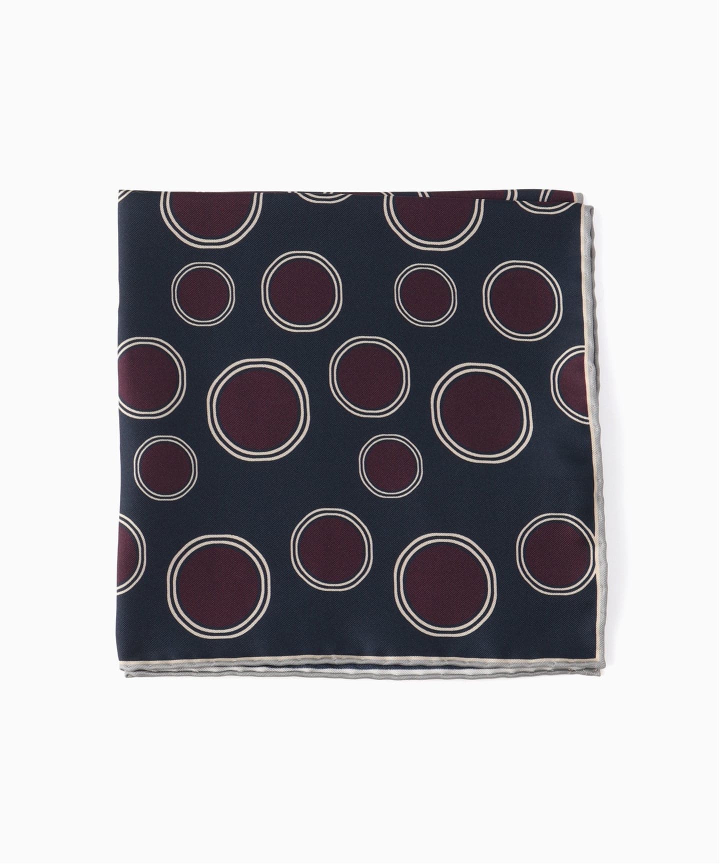 FRANCO BASSI (フランコ バッシ) Pocket Square Dots Chief（スカーフ