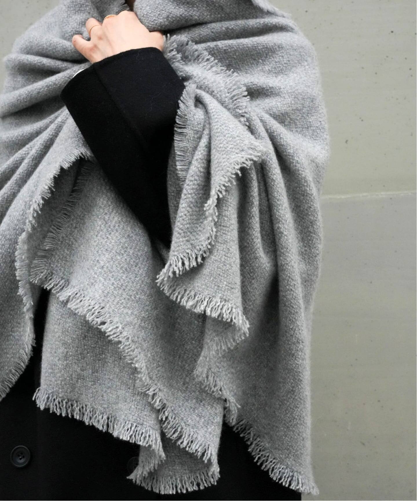 ALONPI CASHMERE / アロンピ カシミア】STOLE（ストール）｜Deuxieme