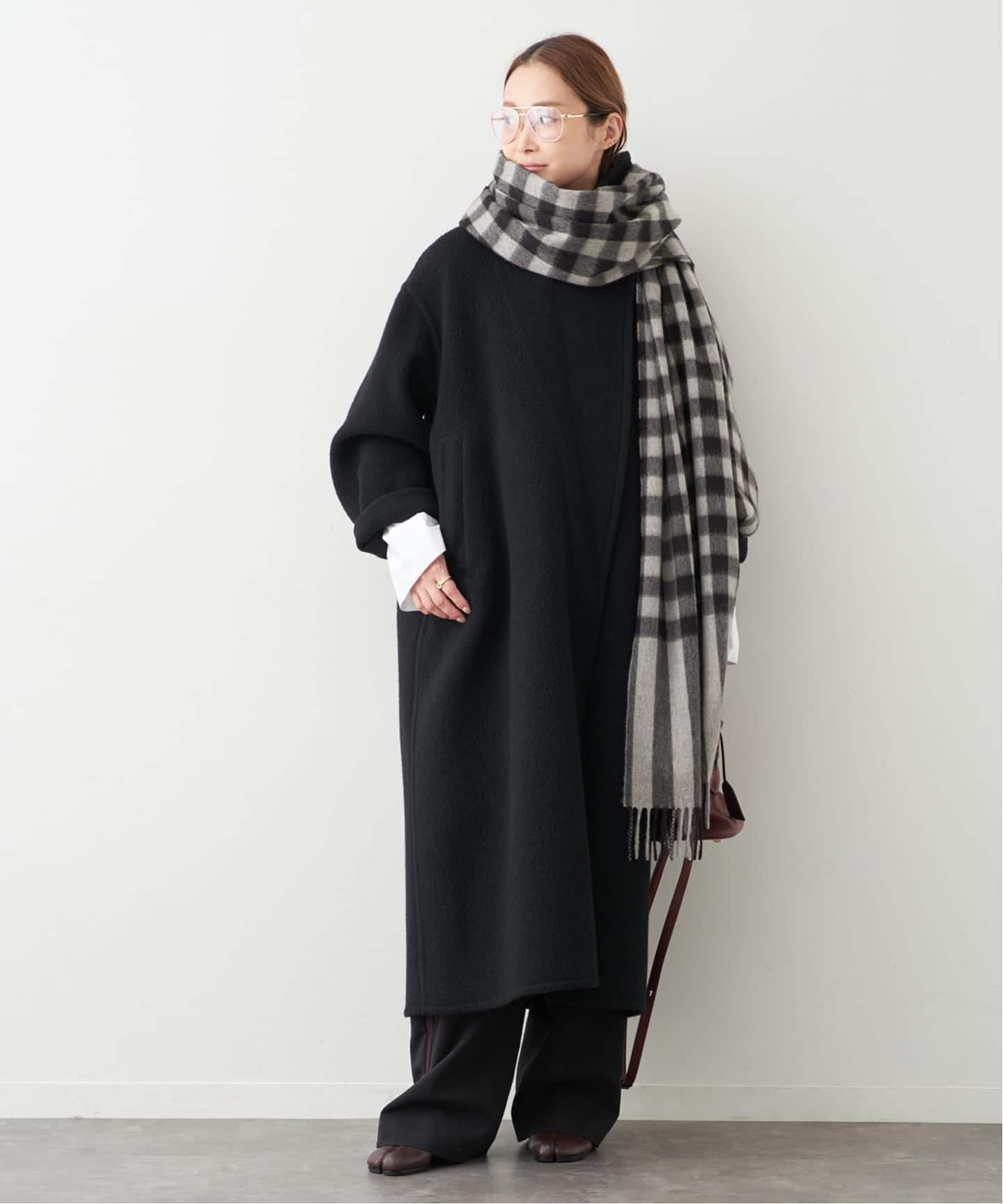 JOSHUA ELLIS/ジョシュア エリス】MODE STRIPE CHECK（ストール