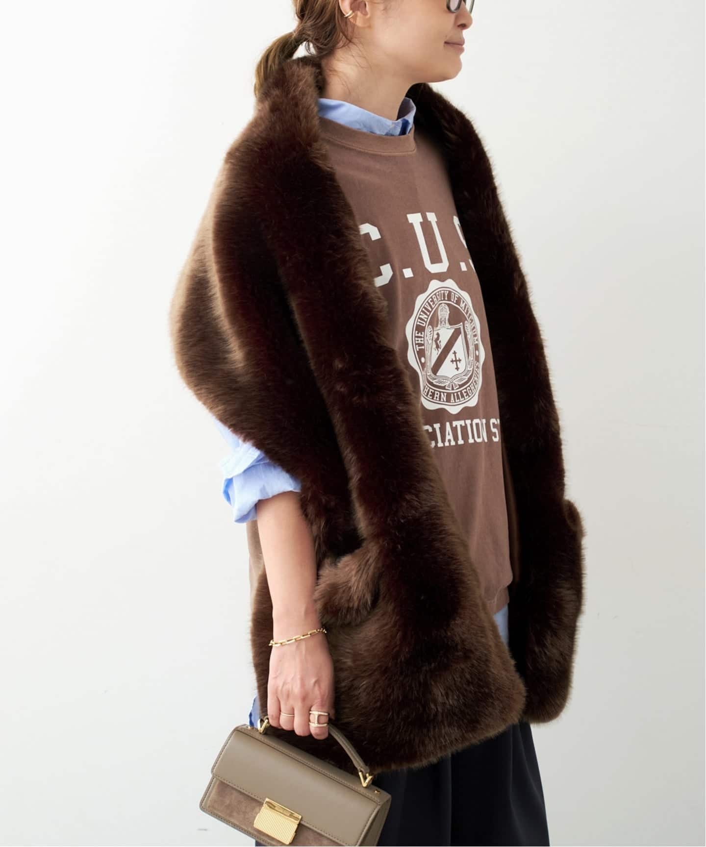 A POINT ETC/アーポワン ウテセ】ETC ECHARPE（ストール