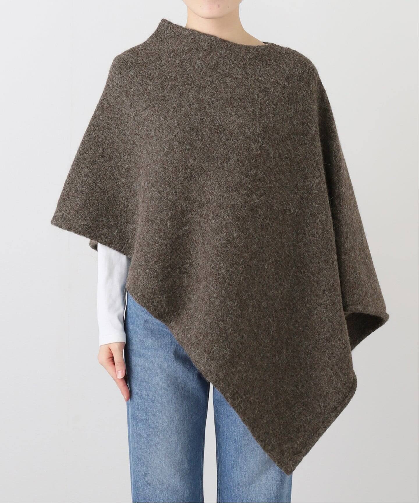 極美品◎ドゥーズィエムクラス ローレン マヌージアン ガウン LAUREN MANOOGIAN/ローレン マヌージアン】FOLD PONCHO（ニット