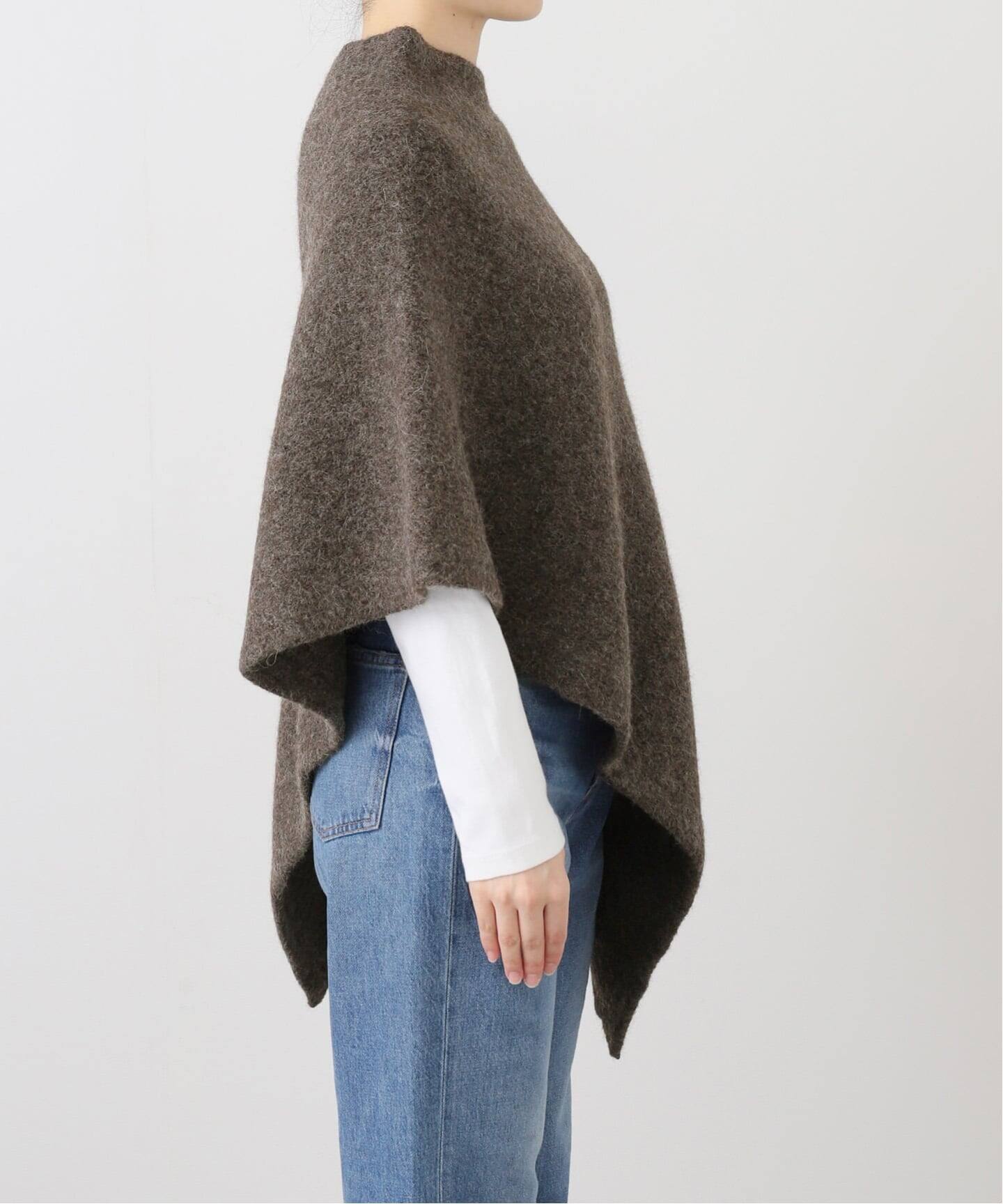 LAUREN MANOOGIAN/ローレン マヌージアン】FOLD PONCHO（ニット