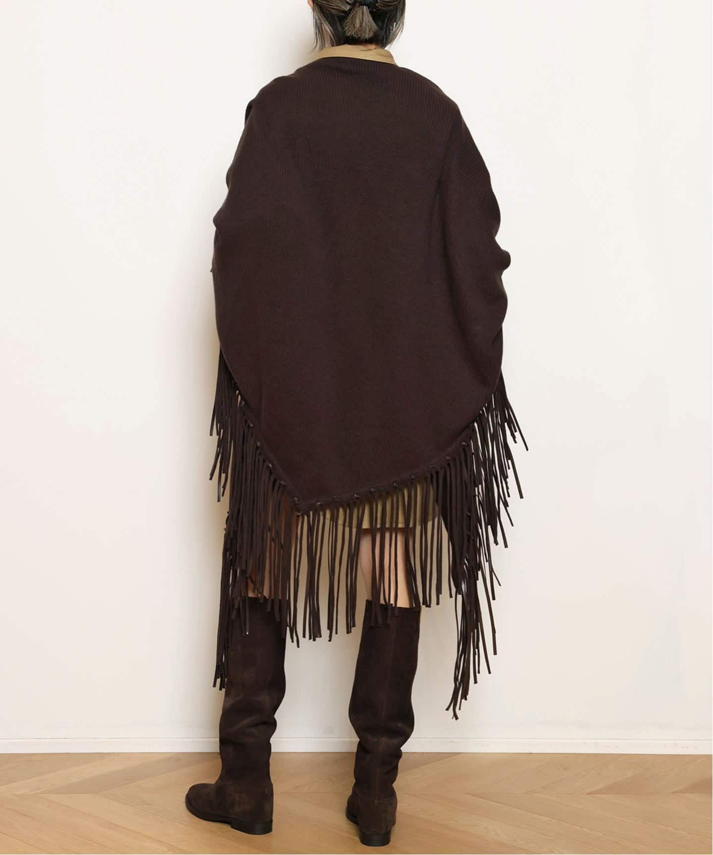 ELY ELY /エリーエリー】FRINGE ストール（スカーフ／バンダナ