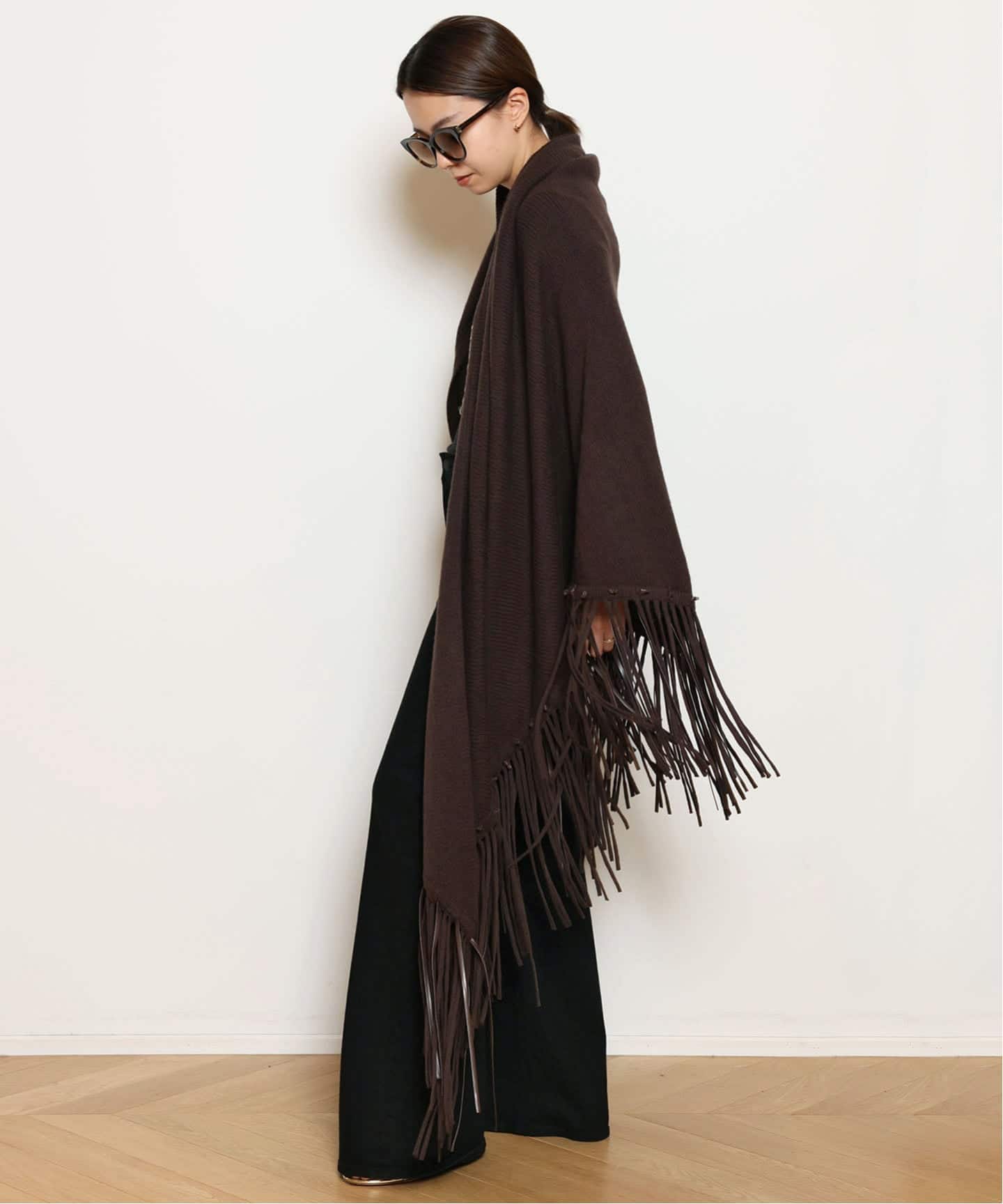 ELY ELY /エリーエリー】FRINGE ストール（スカーフ／バンダナ