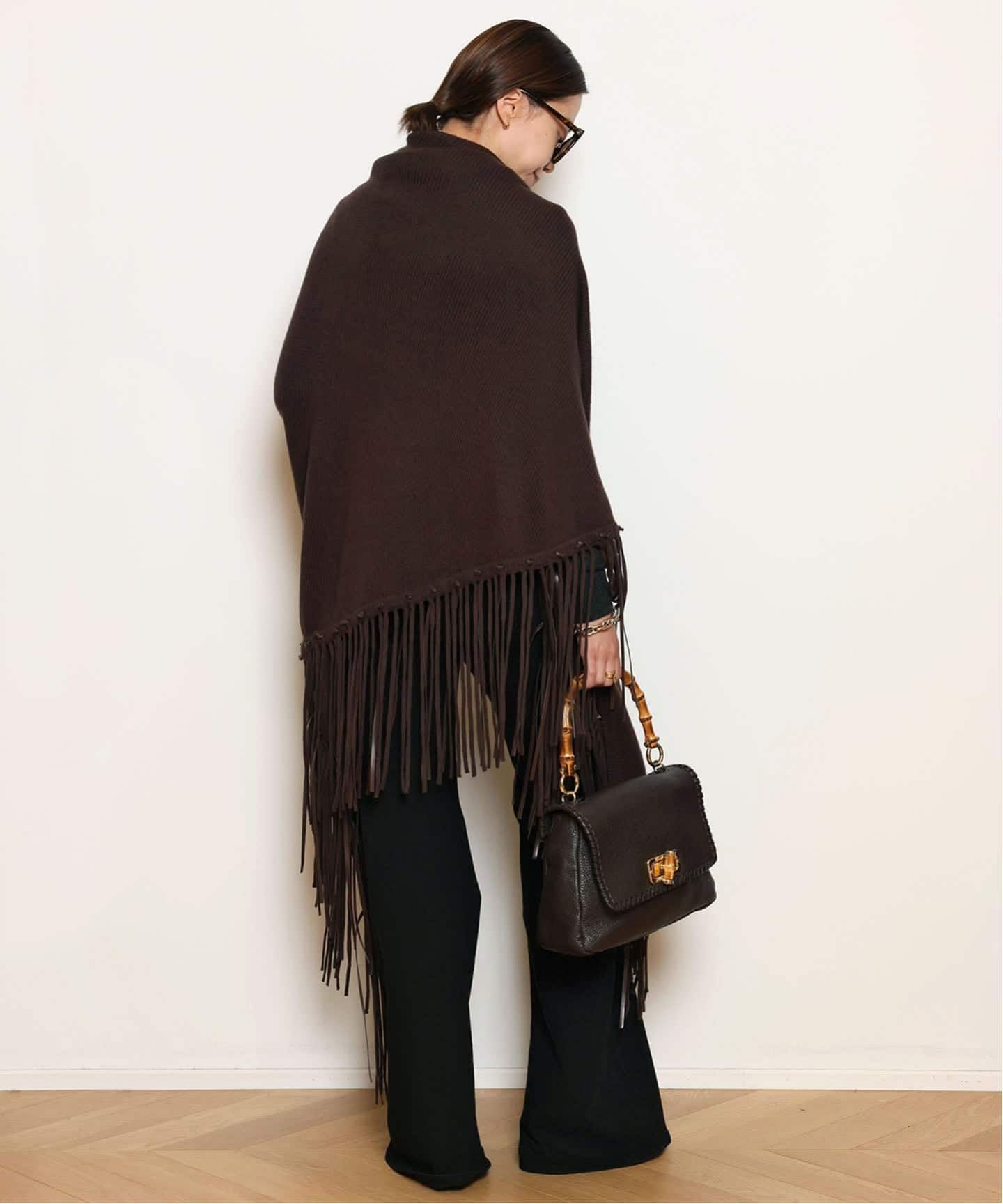 ELY ELY /エリーエリー】FRINGE ストール（スカーフ／バンダナ