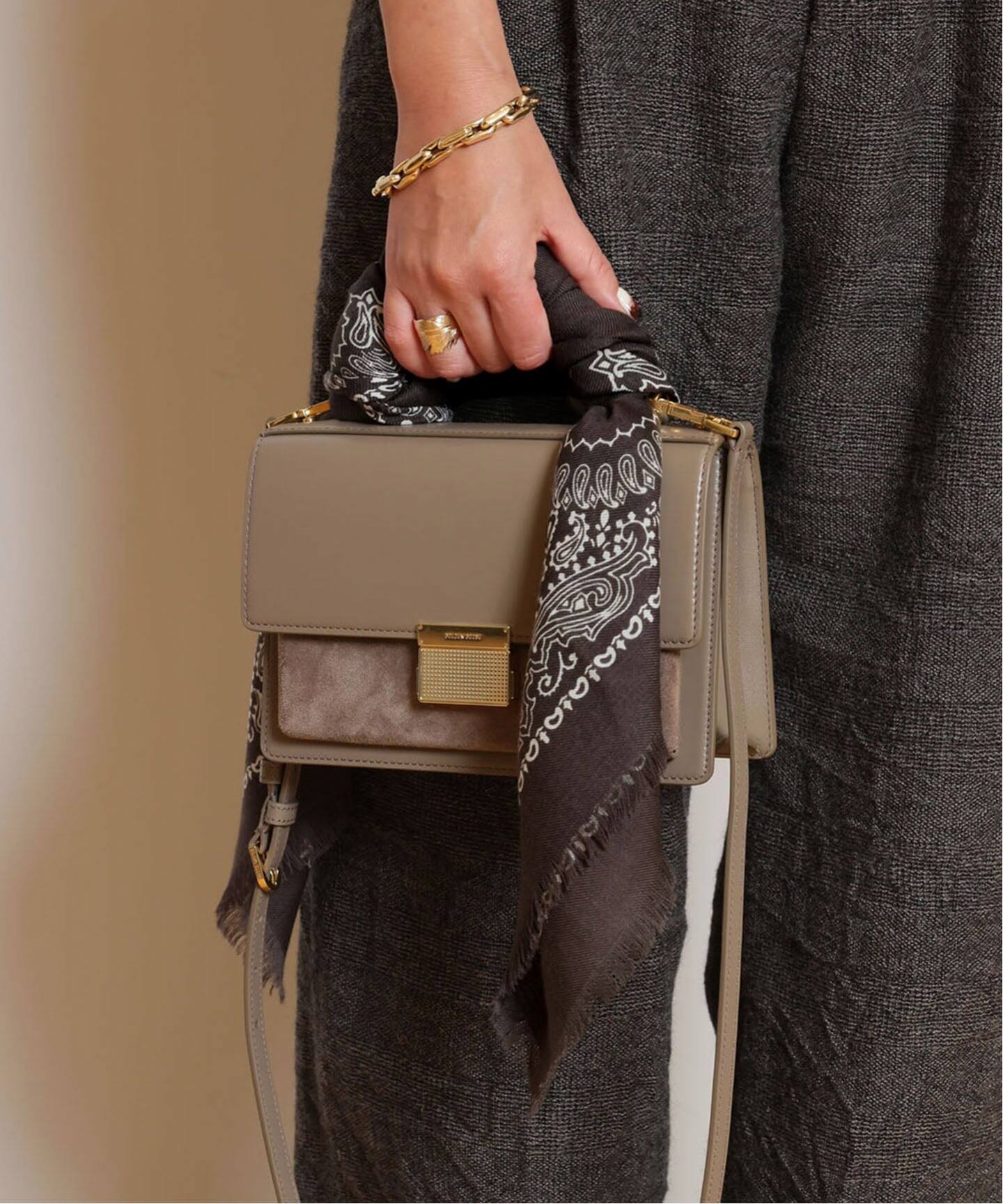 DESTIN/デスティン】90*90 WOOL BANDANA スカーフ（スカーフ／バンダナ