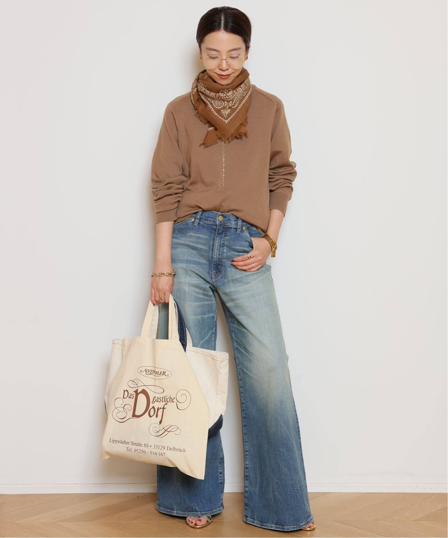 DESTIN/デスティン】90*90 WOOL BANDANA スカーフ（スカーフ／バンダナ