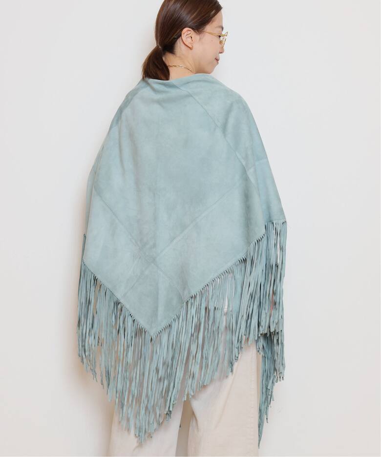 FURLING by GIANNI/ファーリングバイジャンニ】SUEDE FRINGE ストール 
