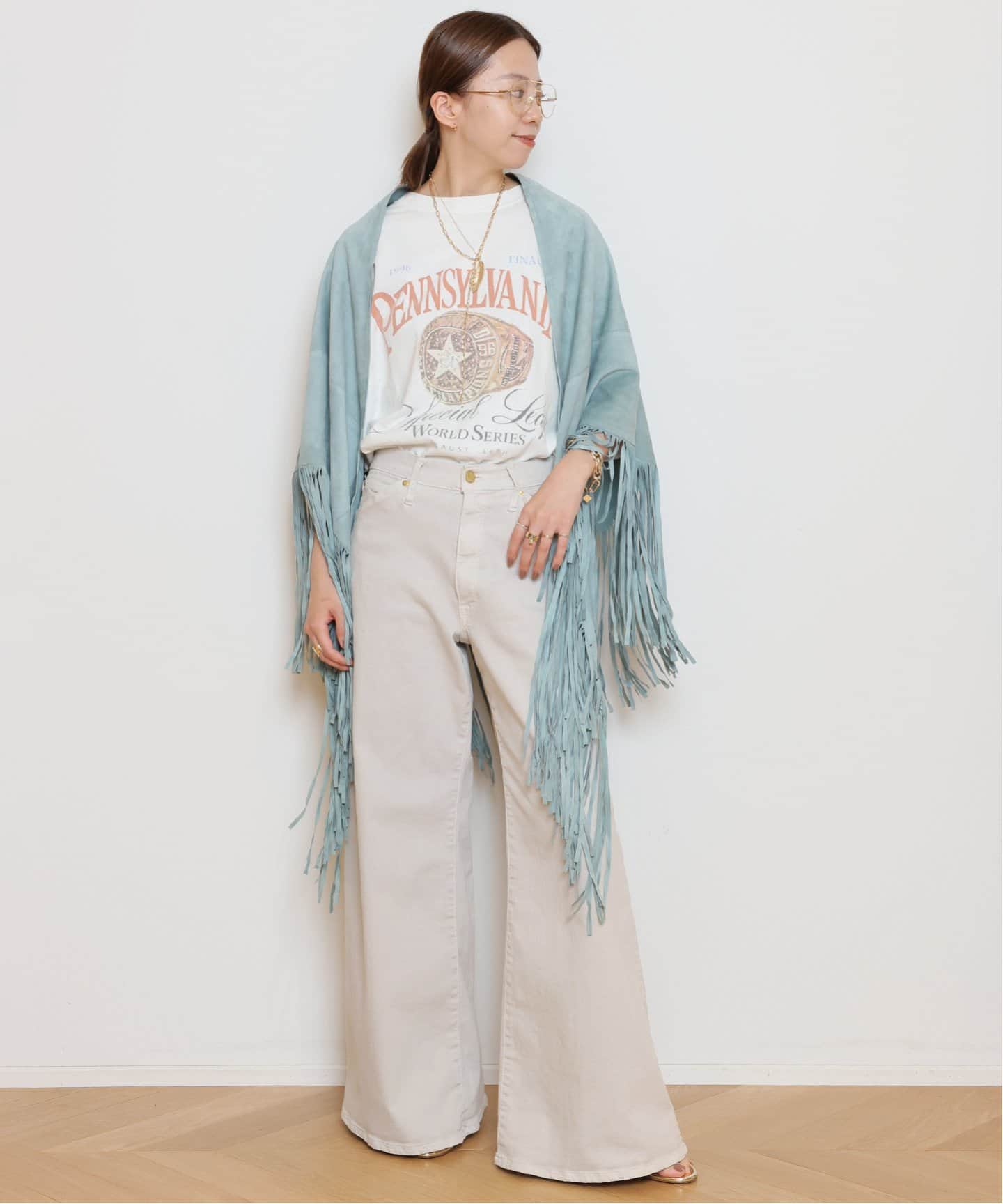 FURLING by GIANNI/ファーリングバイジャンニ】SUEDE FRINGE