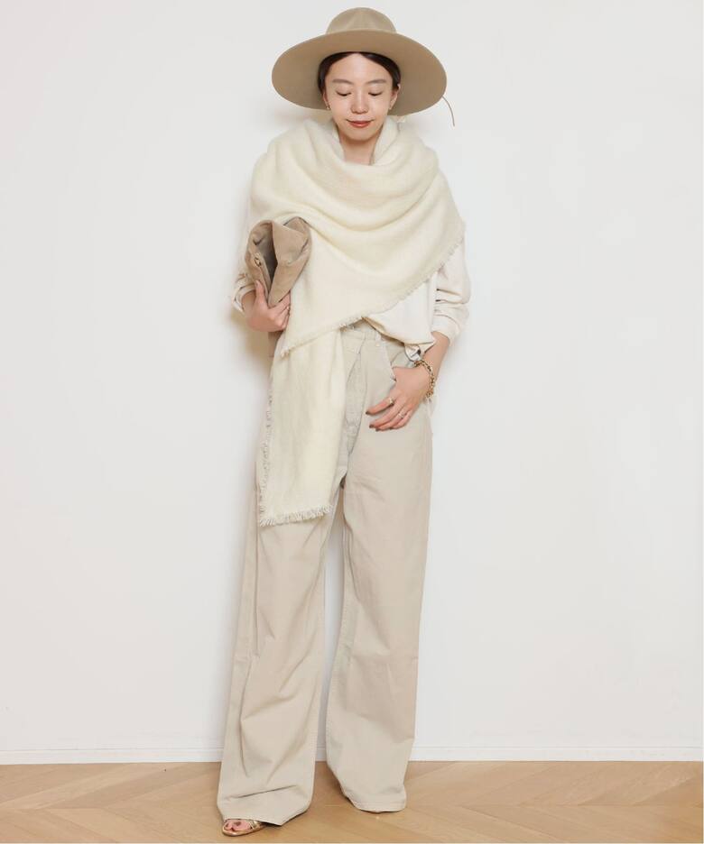 ALONPI CASHMERE/アロンピ カシミヤ】 CASHMERE ストール（ストール  