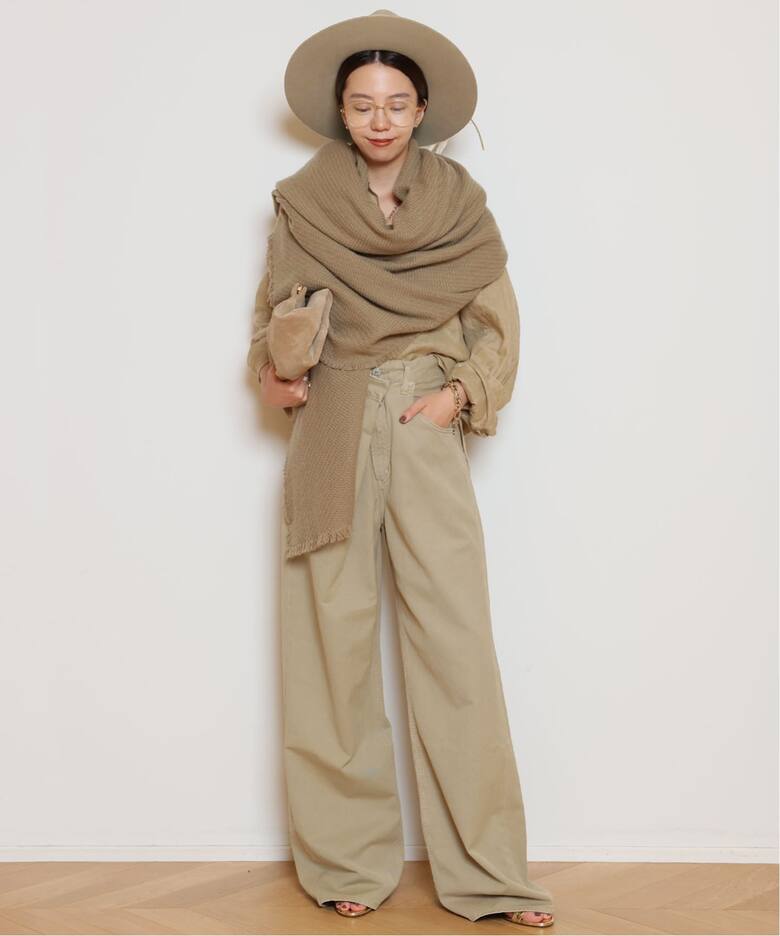 ALONPI CASHMERE/アロンピ カシミヤ】 CASHMERE ストール（ストール 