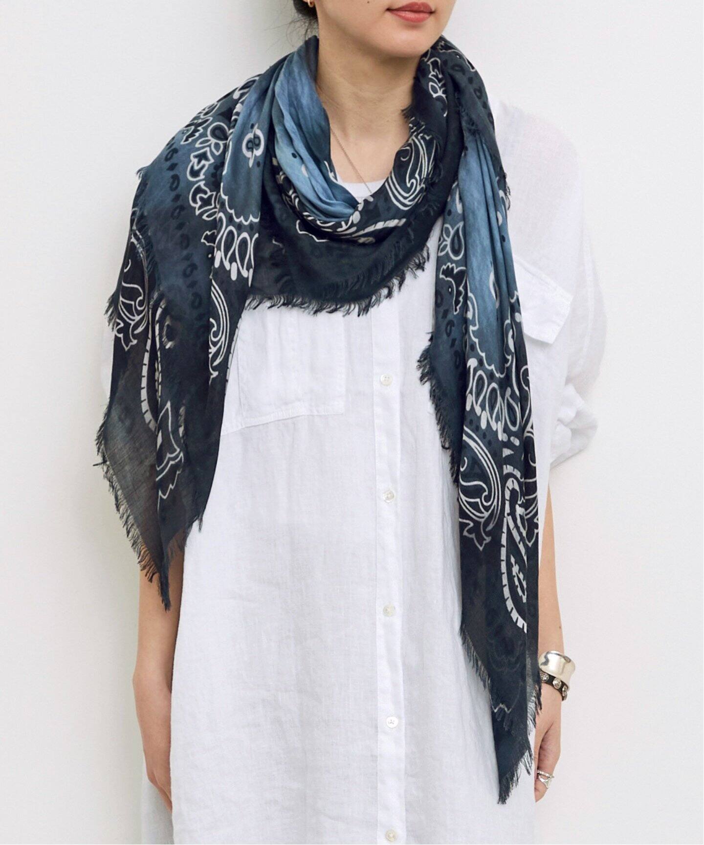 DESTIN/デスティン】 BANDANA STOLE 140x140（ストール）｜L  