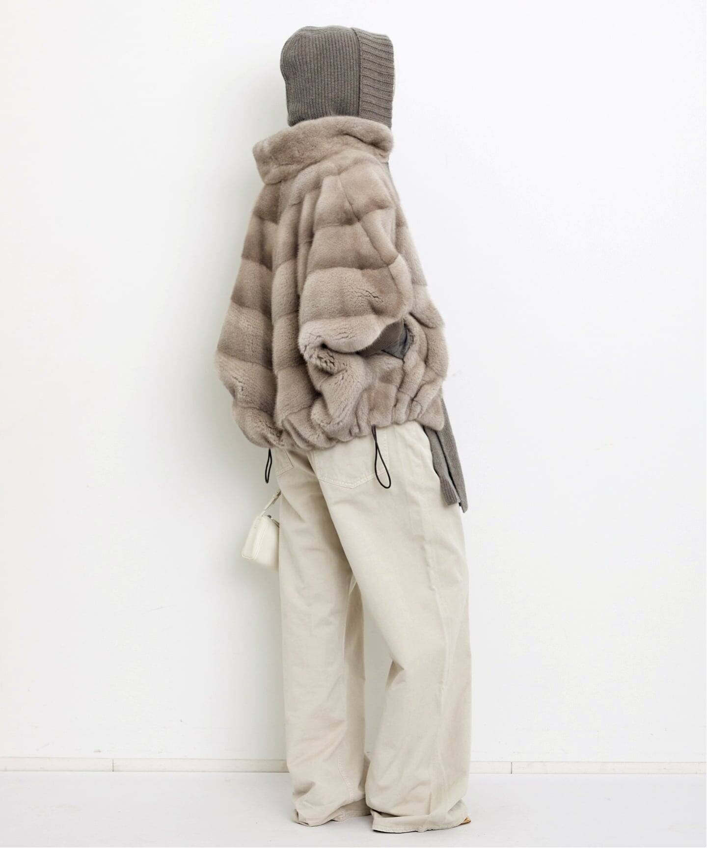 YVES SALOMON ストール YVES SALOMON/イヴ サロモン】 STOLE WITH HOOD（その他ファッション