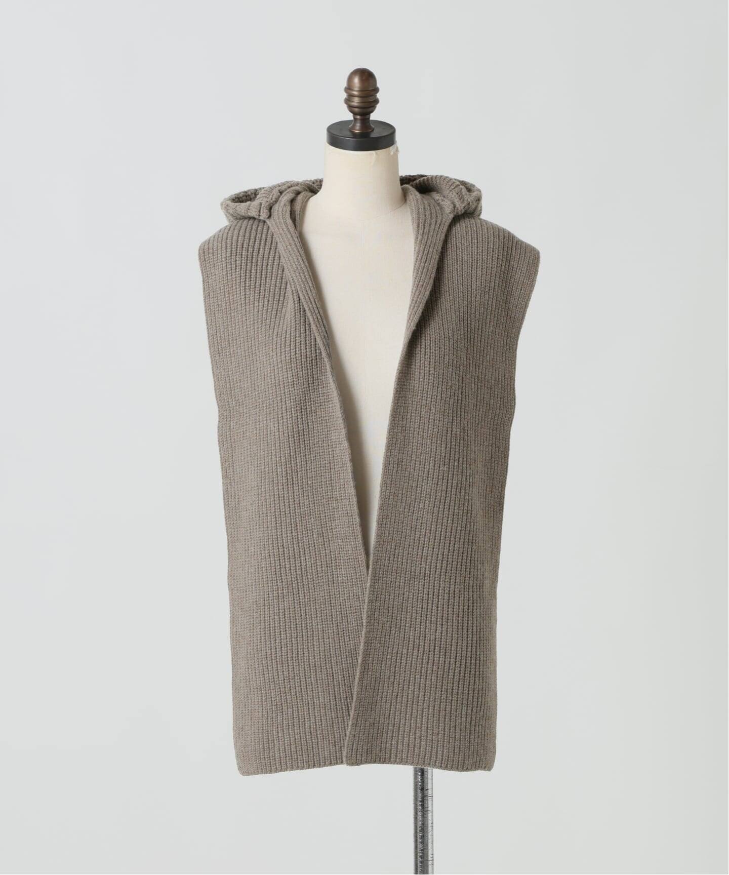 YVES SALOMON/イヴ サロモン】 STOLE WITH HOOD（その他ファッション