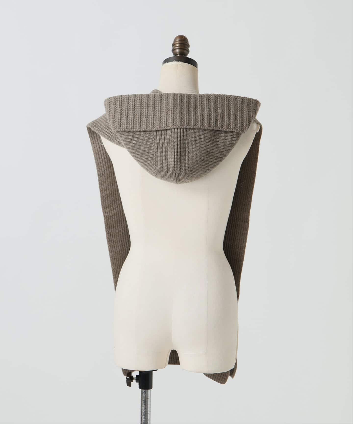 YVES SALOMON/イヴ サロモン】 STOLE WITH HOOD（その他ファッション