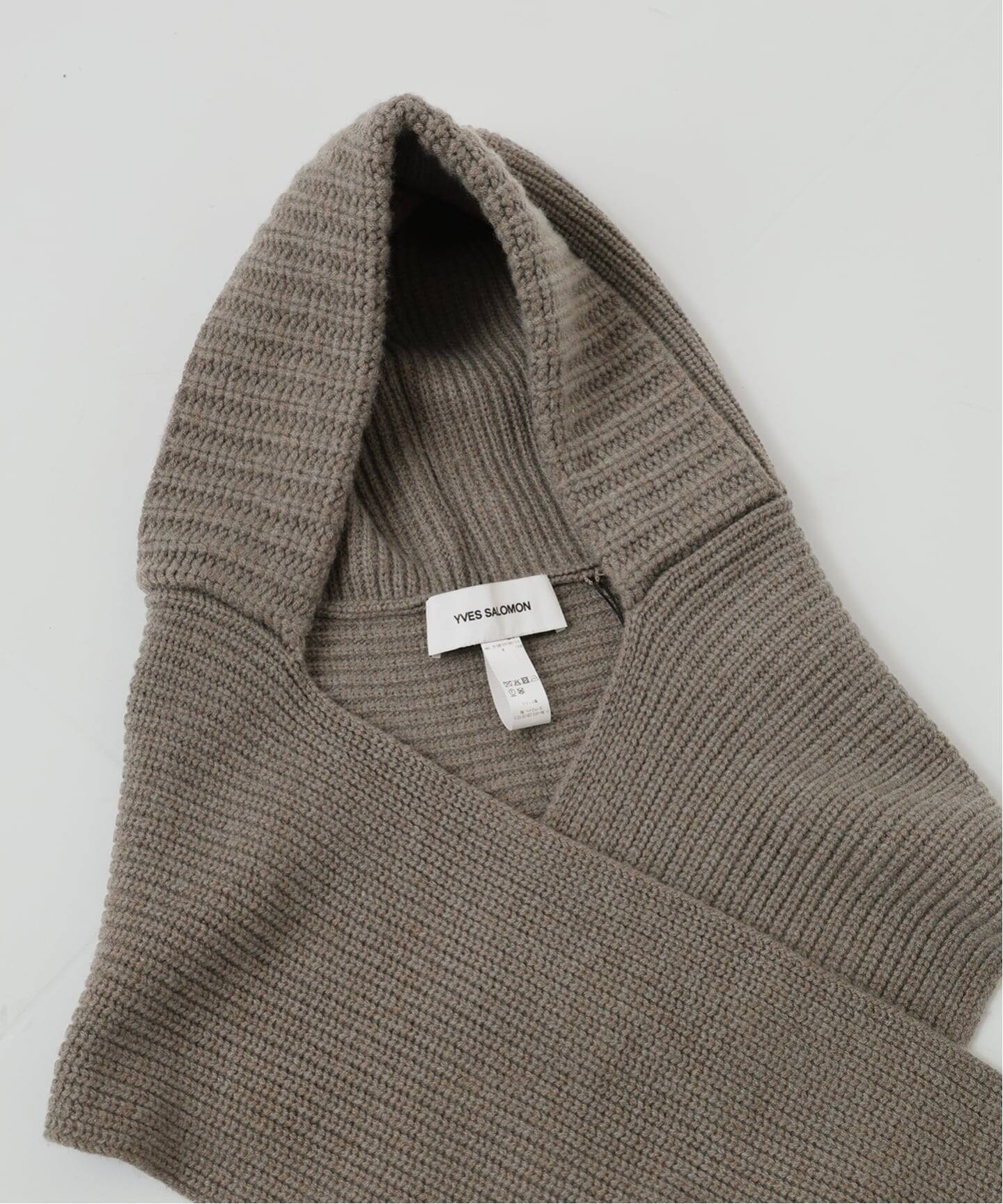 YVES SALOMON/イヴ サロモン】 STOLE WITH HOOD（その他ファッション