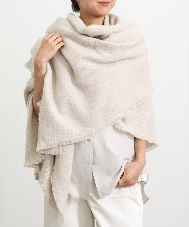 ALONPI/アロンピ】 CASHMERE STOLE（ストール）｜L 
