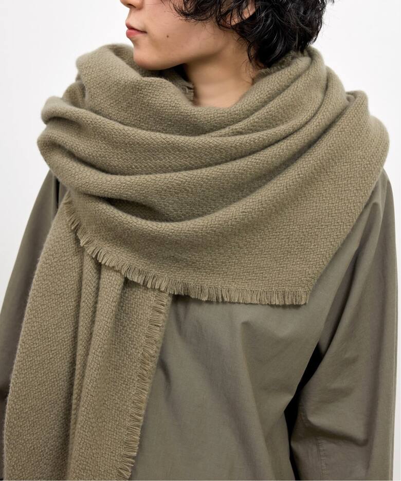ALONPI/アロンピ】 CASHMERE STOLE（ストール）｜L