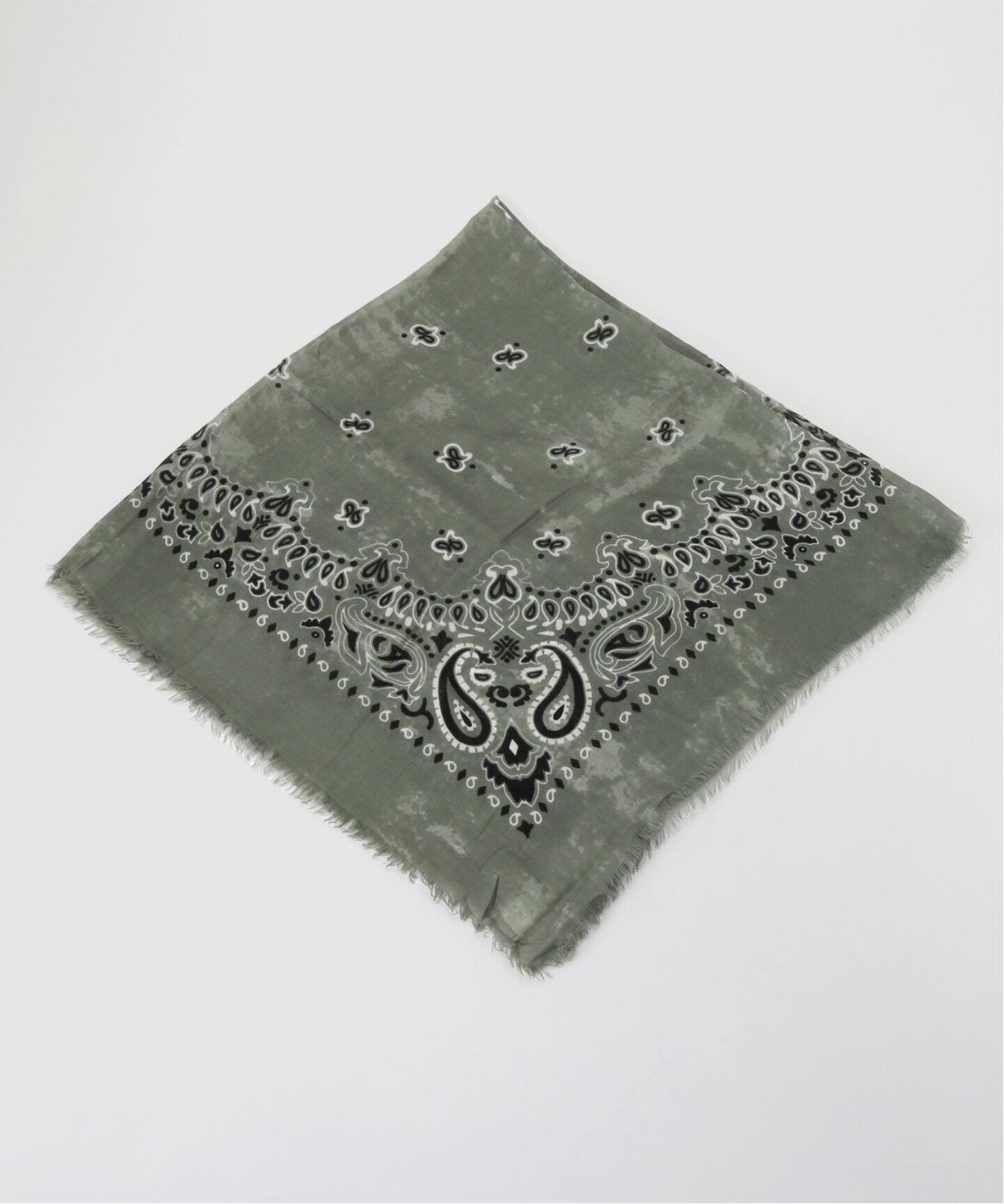 destin/デスティン】 ハンドプリントバンダナストール（スカーフ  