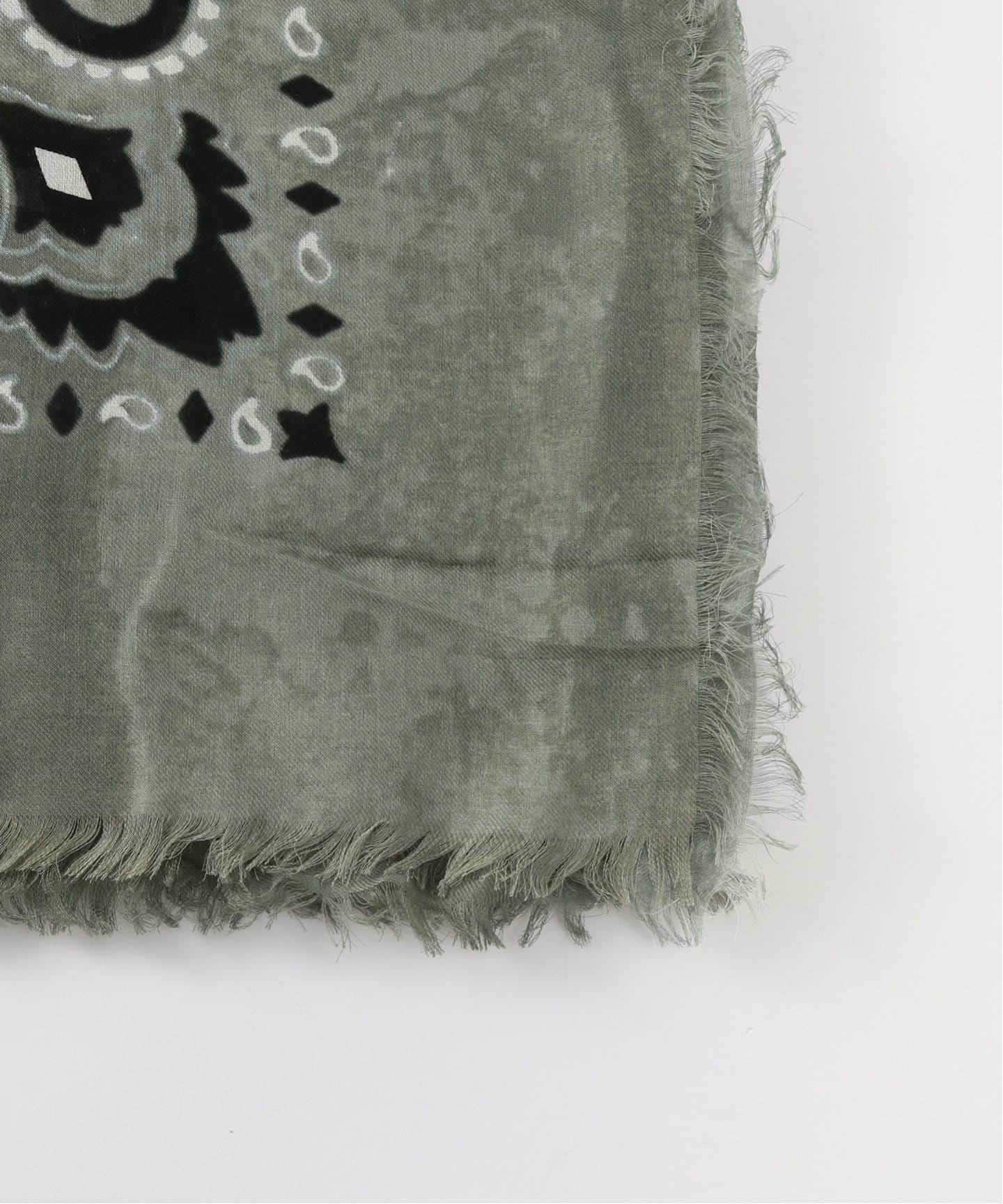 destin/デスティン】 ハンドプリントバンダナストール（スカーフ