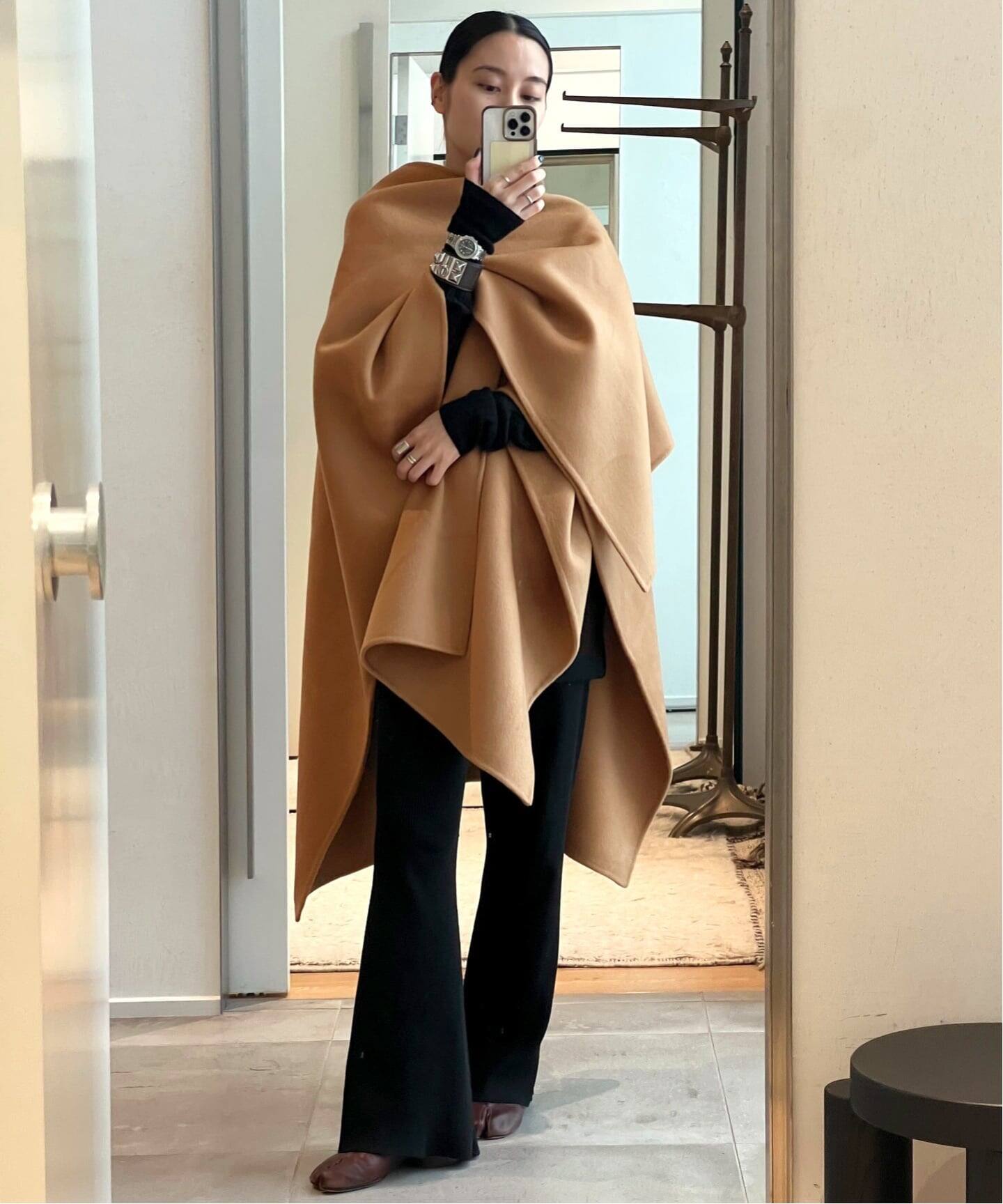 THE CURATED/ザ キュレイテッド】 CAPE（ポンチョ・マント）｜AP