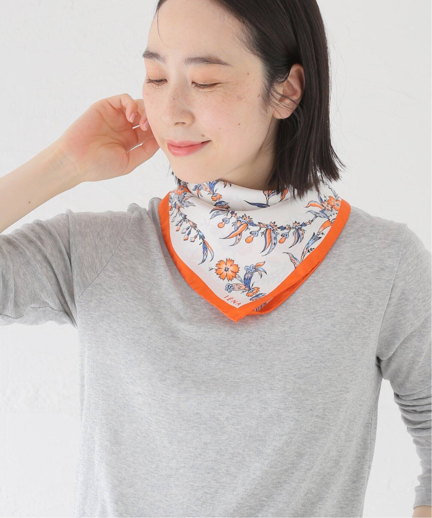 【2025年春物】IENA FLOWER SCARF スカーフ IENA FLOWER SCARF スカーフ(スカーフ/バンダナ)|IENA