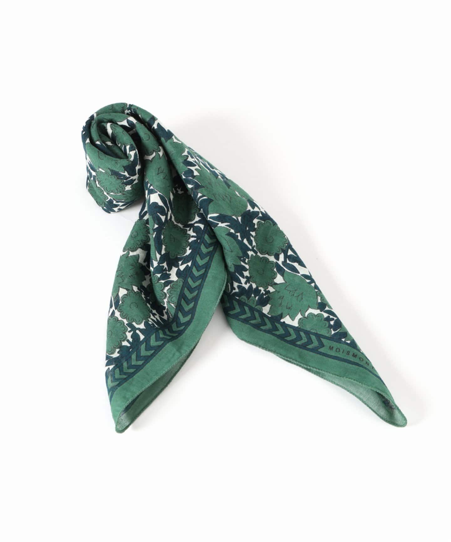 ÜBERMENSCH US MD限定スカーフ GREEN MOISMONT/モワモン SLOBE別注 スカーフ（スカーフ／バンダナ）｜SLOBE
