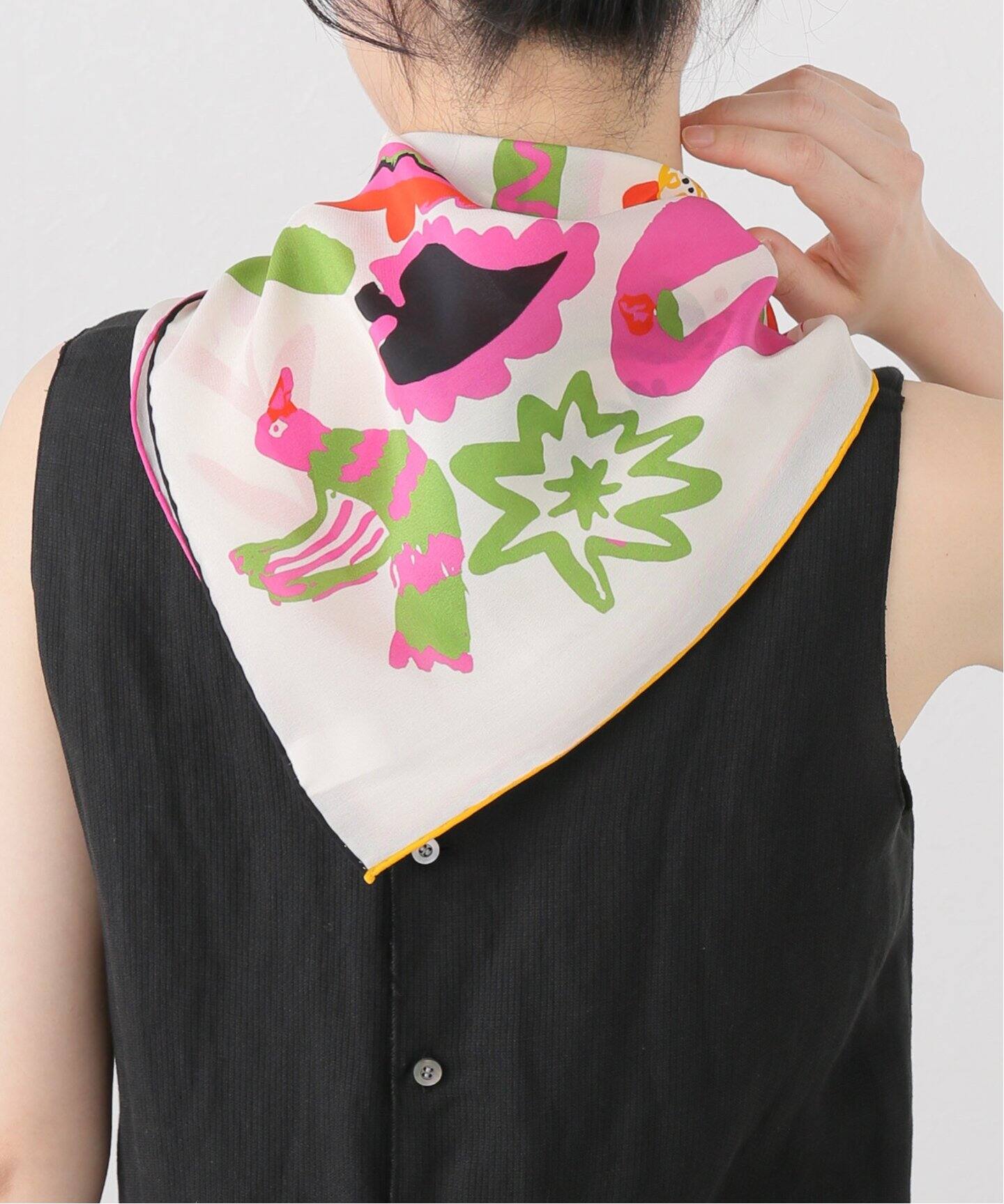 シルクスカーフ plage LAR / ラー 別注 LARGE SILK スカーフ（スカーフ／バンダナ