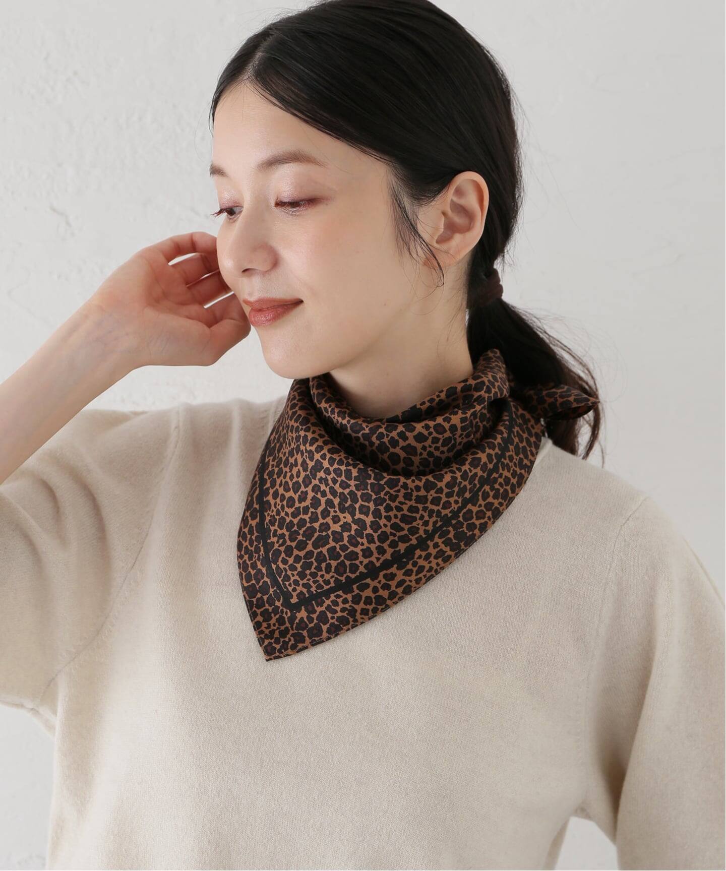 LESCARF / レスカーフ 50X50 LEO スカーフ（スカーフ／バンダナ