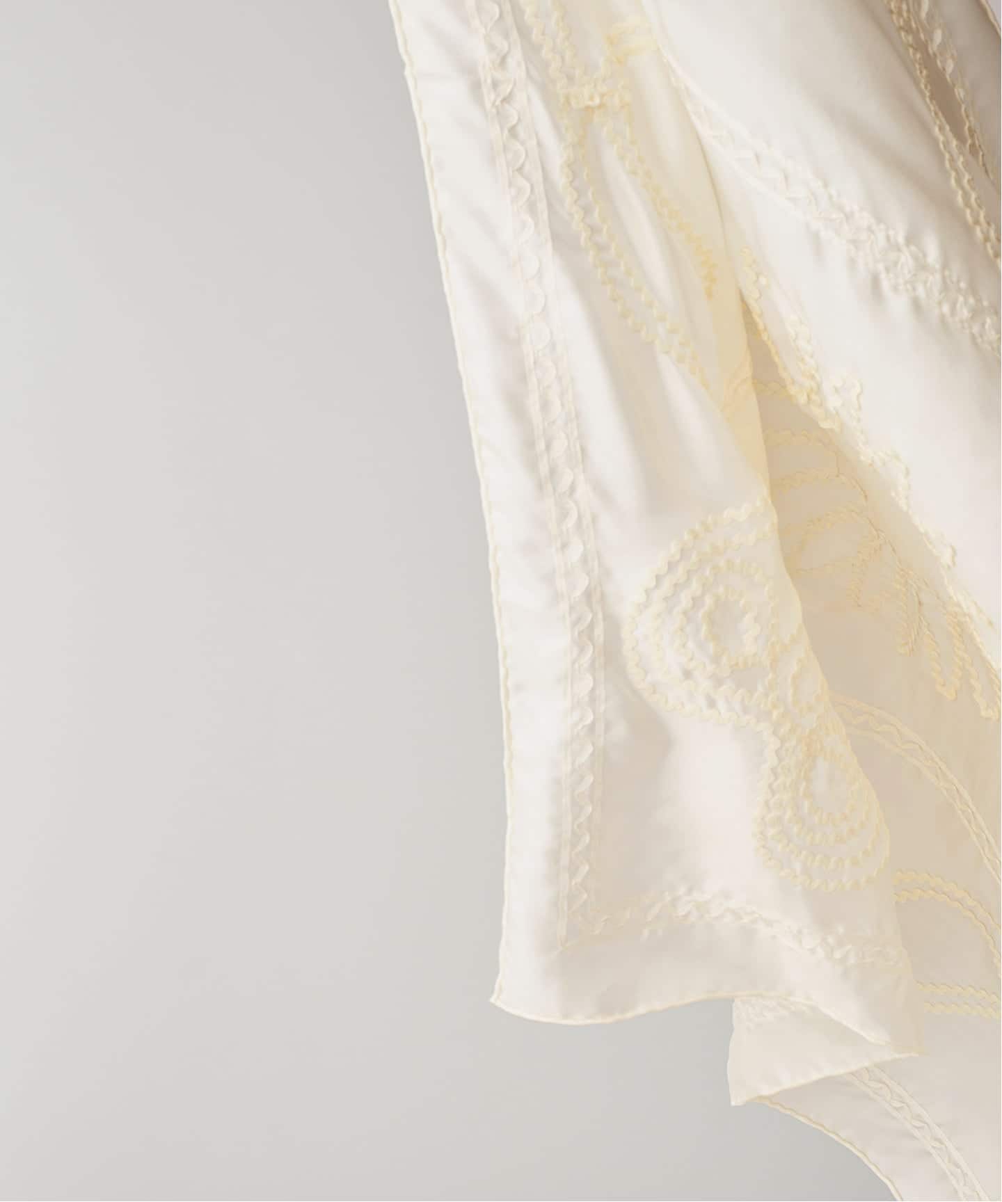 大判、アソースメレ　スカーフ ASAUCE MELER テープエンブロイダリーバンダナスカーフ スカーフ