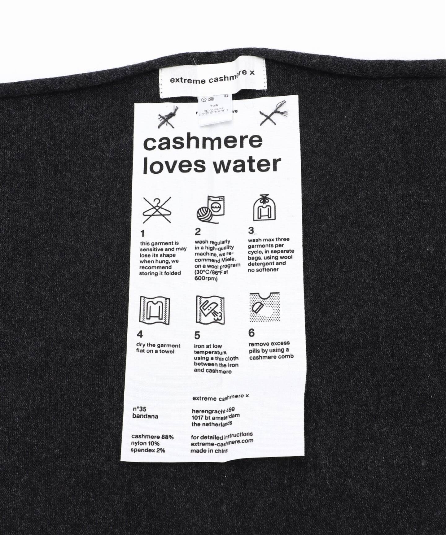 EXTREME CASHMERE エクストリーム カシミヤ BANDANA 35（ストール