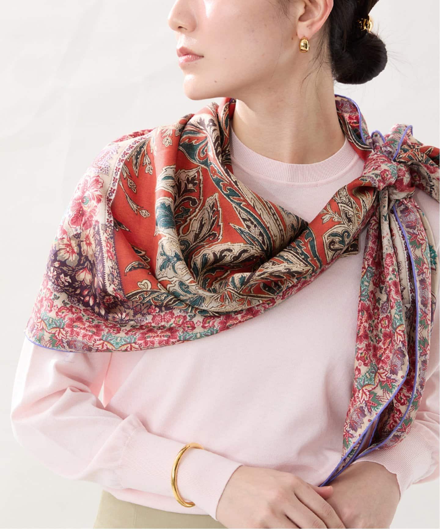 PIERRE LOUIS MASCIA （ピエールルイマーシャ）Scarf 65x120cm
