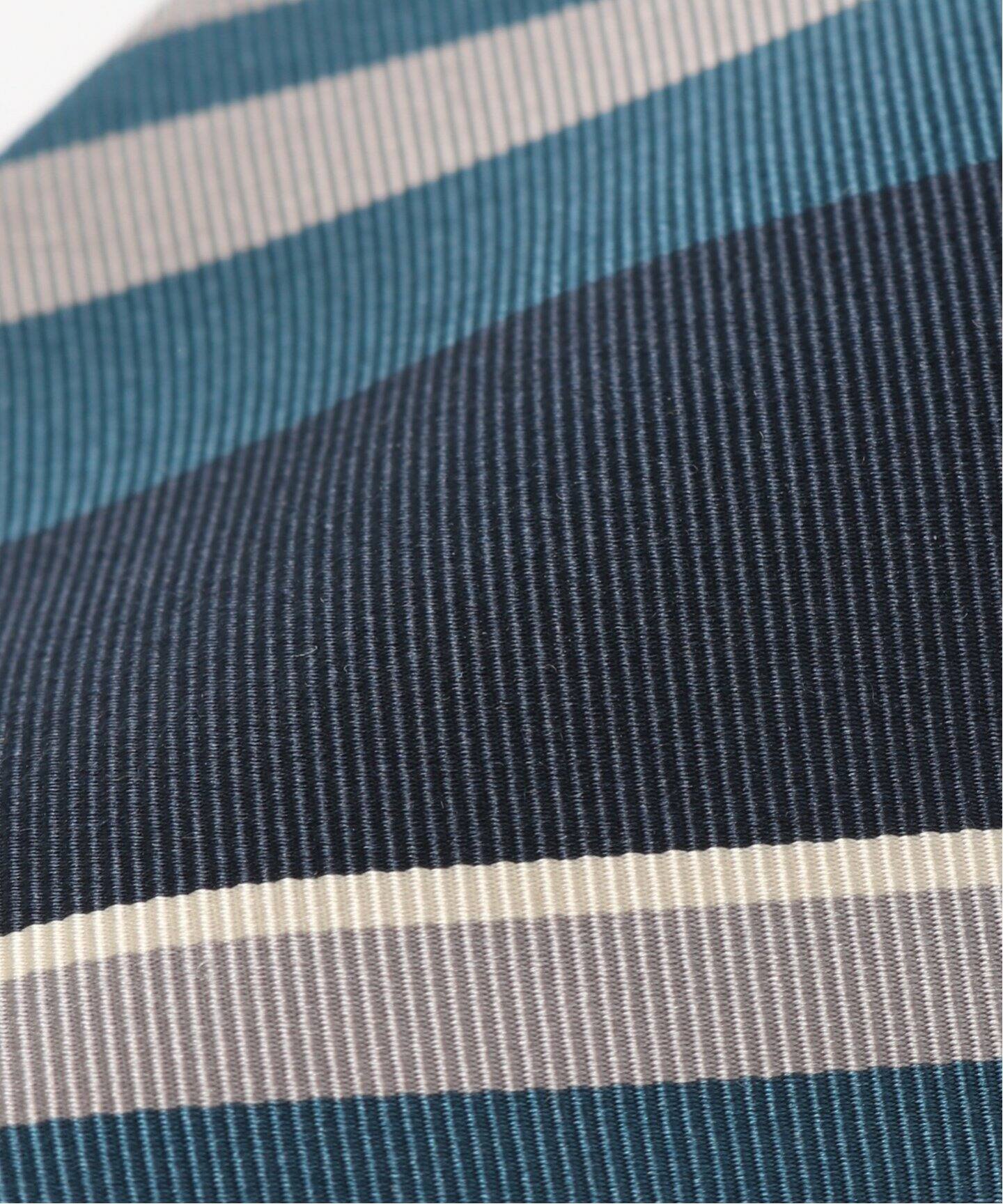 FRANCO BASSI (フランコ バッシ) コットンシルクマルチストライプタイ