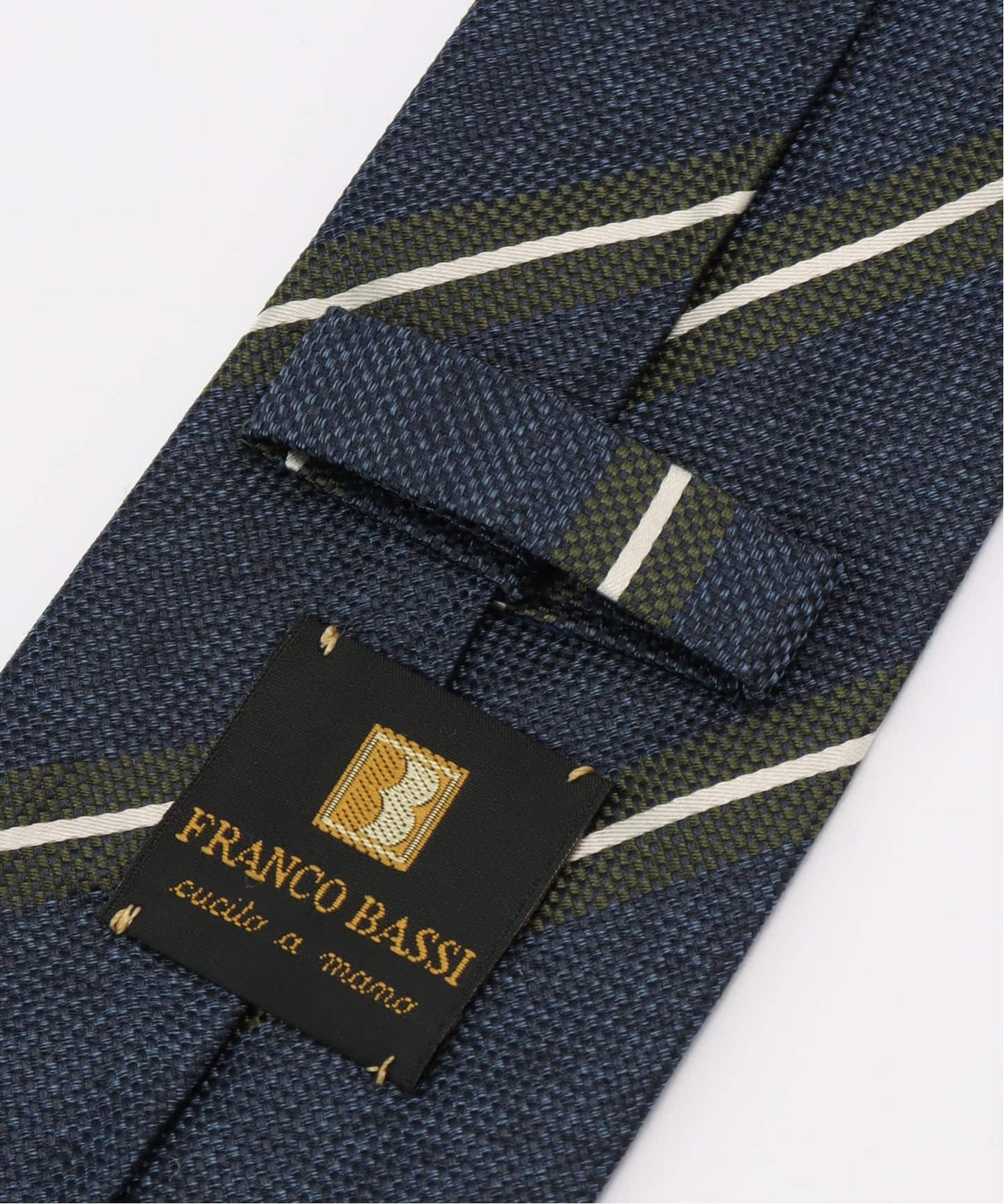 FRANCO BASSI (フランコ バッシ) ストライプ タイ（ネクタイ