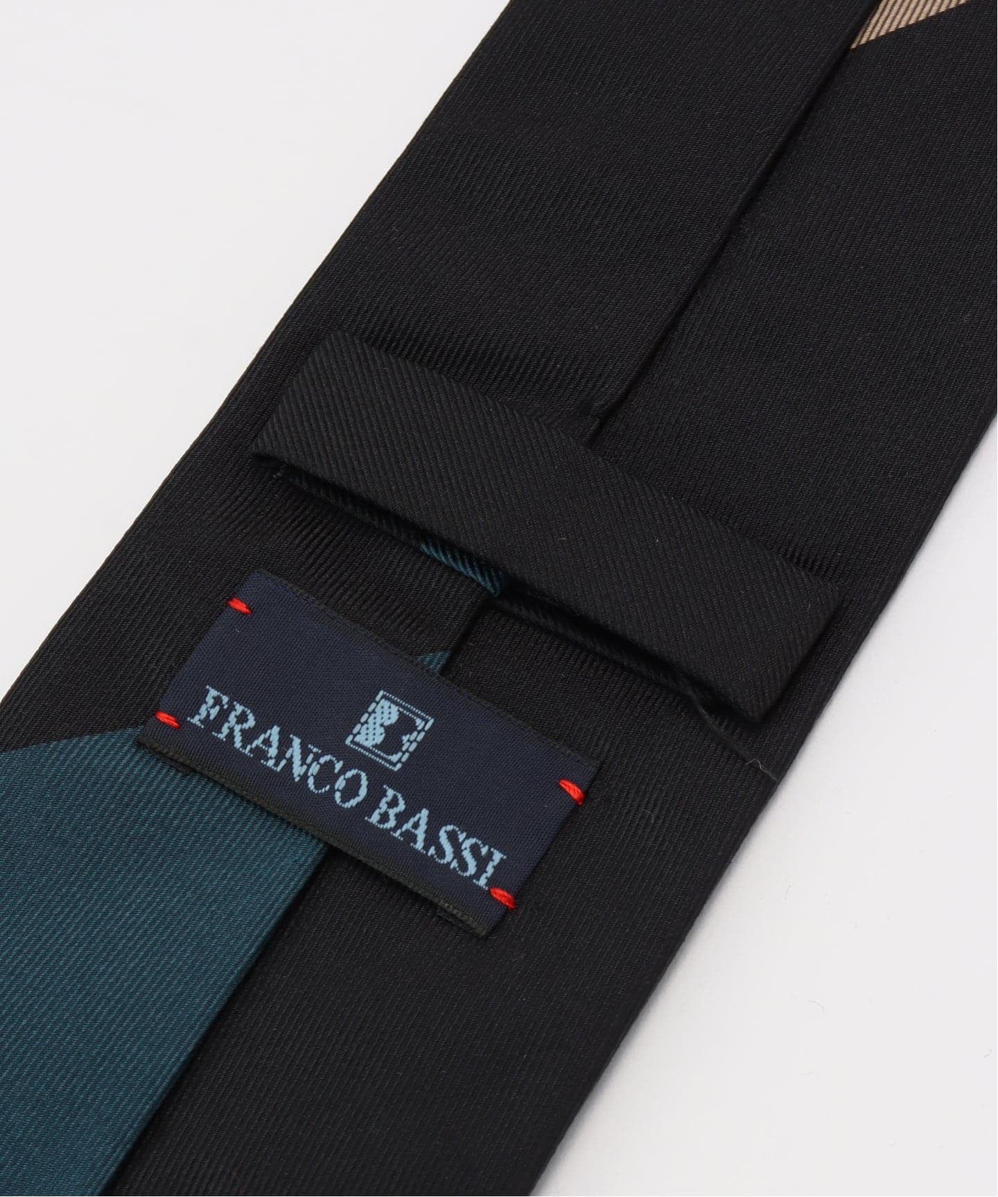 エディフィス（EDIFICE）/FRANCO BASSI (フランコ バッシ) Paneled ストライプ タイ FRANCO BASSI (フランコ バッシ) Paneled ストライプ タイ（ネクタイ