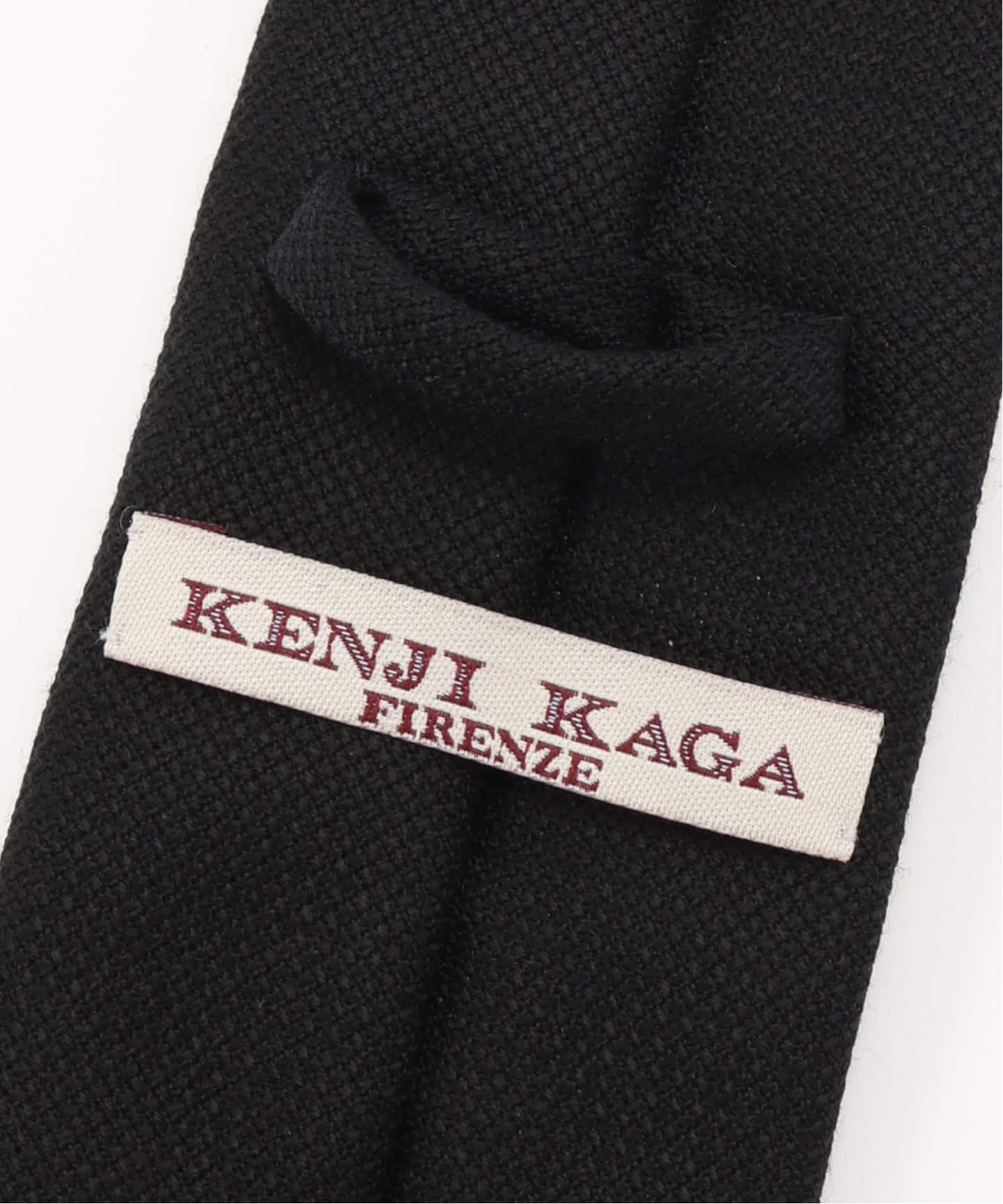 Kenji Kaga (ケンジ カガ) 別注 Sashiko Dots&Stripe タイ（ネクタイ