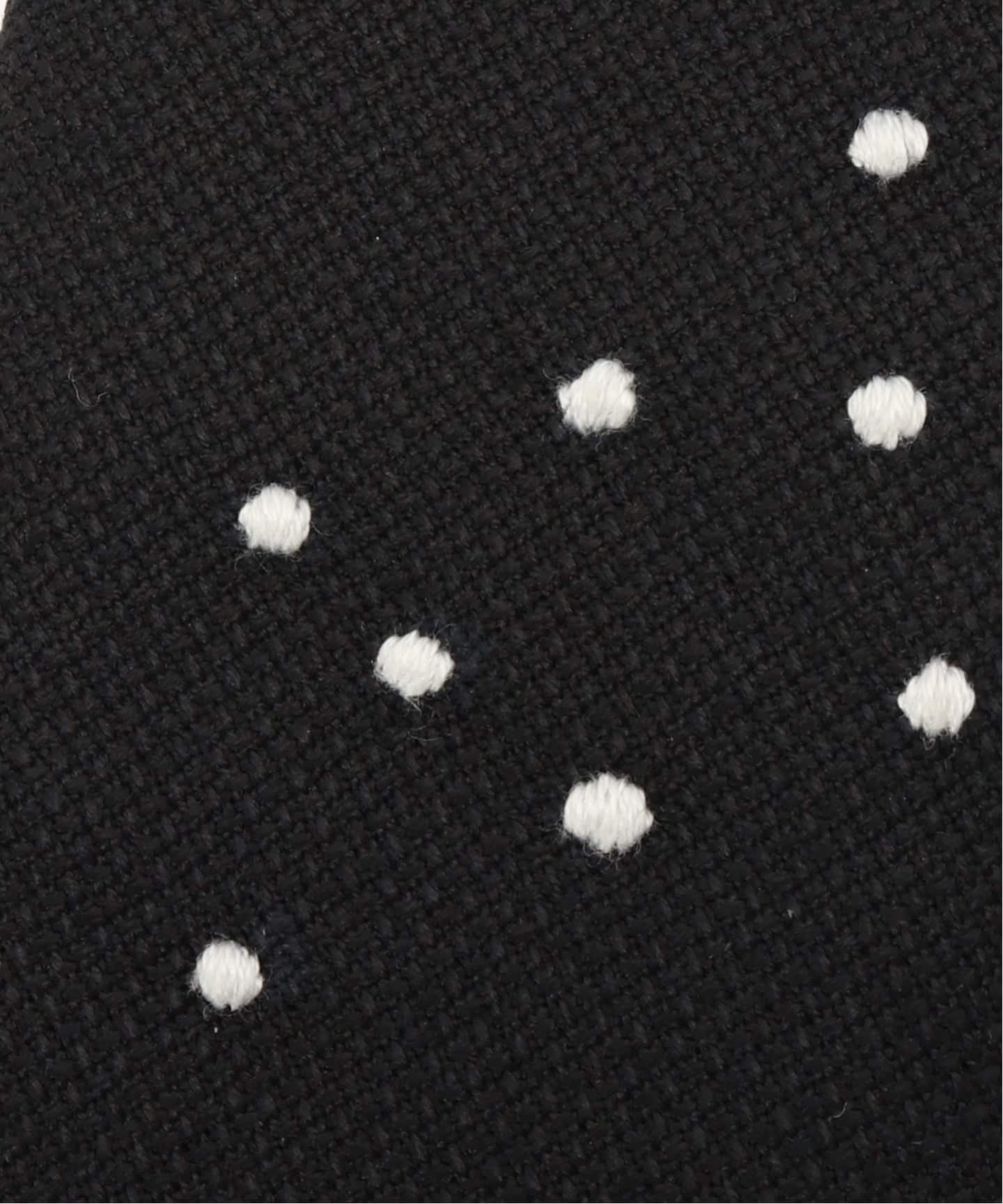 Kenji Kaga (ケンジ カガ) 別注 Sashiko Dots&Stripe タイ（ネクタイ