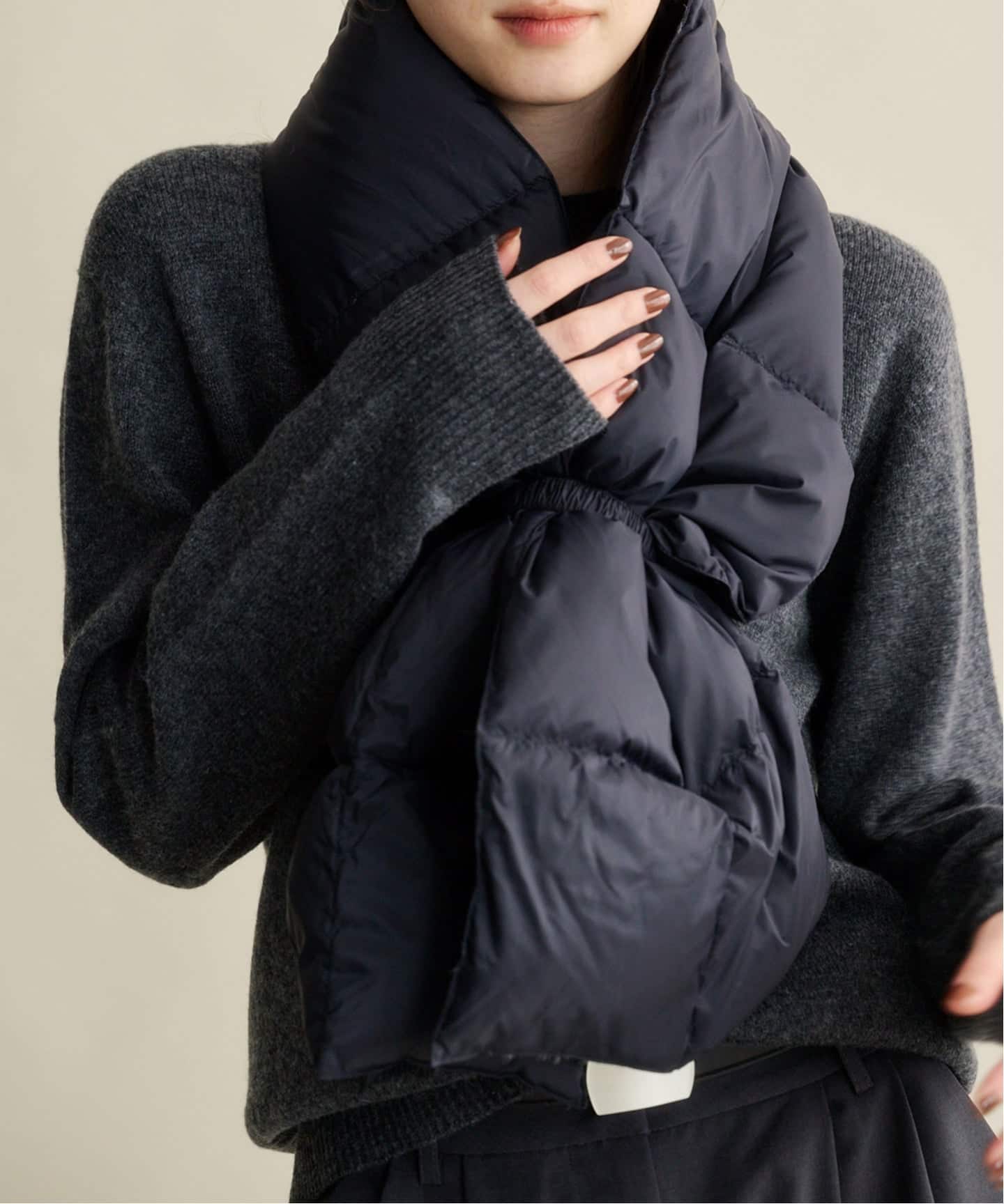 TAION MOUNTAIN VOLUME DOWN SCARF（マフラー）｜BOICE FROM BAYCREW'S