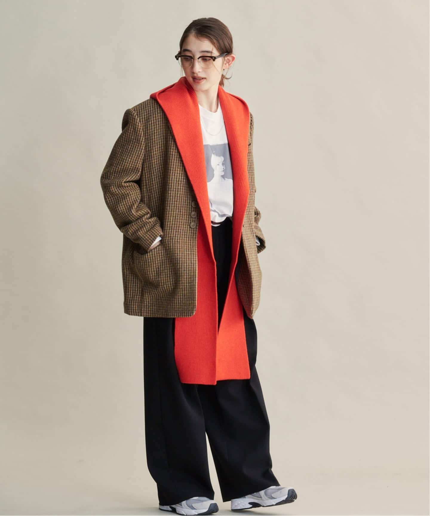 MY＿ CASHMERE BLENDED BALACLAVA WITH SCARF（マフラー）｜BOICE FROM