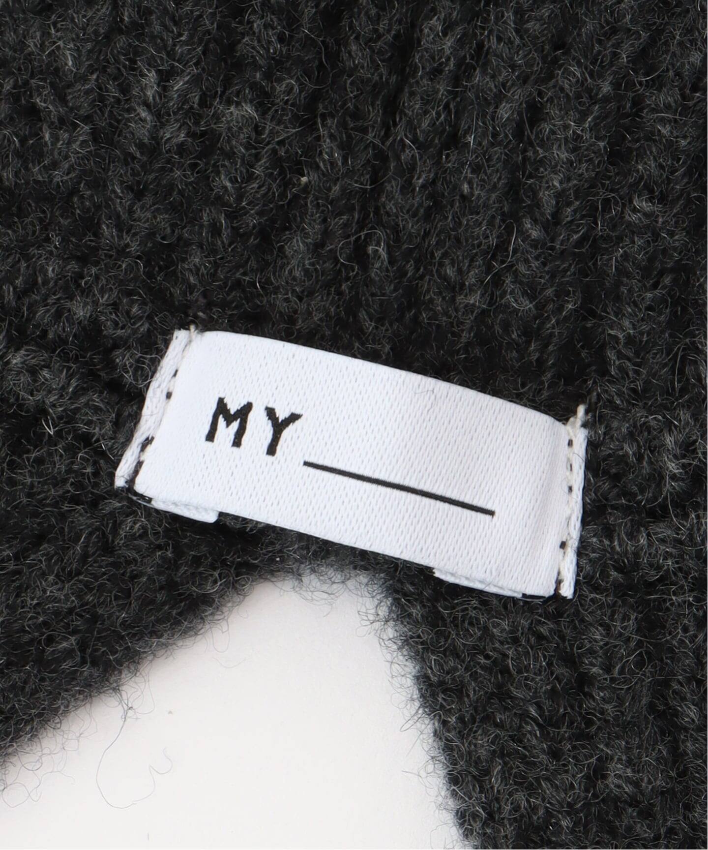 MY＿ CASHMERE BLENDED BALACLAVA WITH SCARF（マフラー）｜BOICE FROM