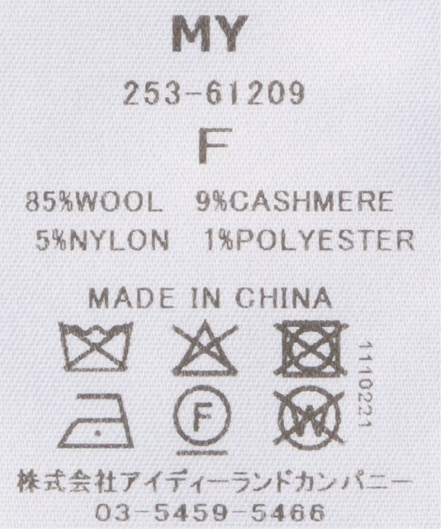 MY＿ CASHMERE BLENDED BALACLAVA WITH SCARF（マフラー）｜BOICE FROM