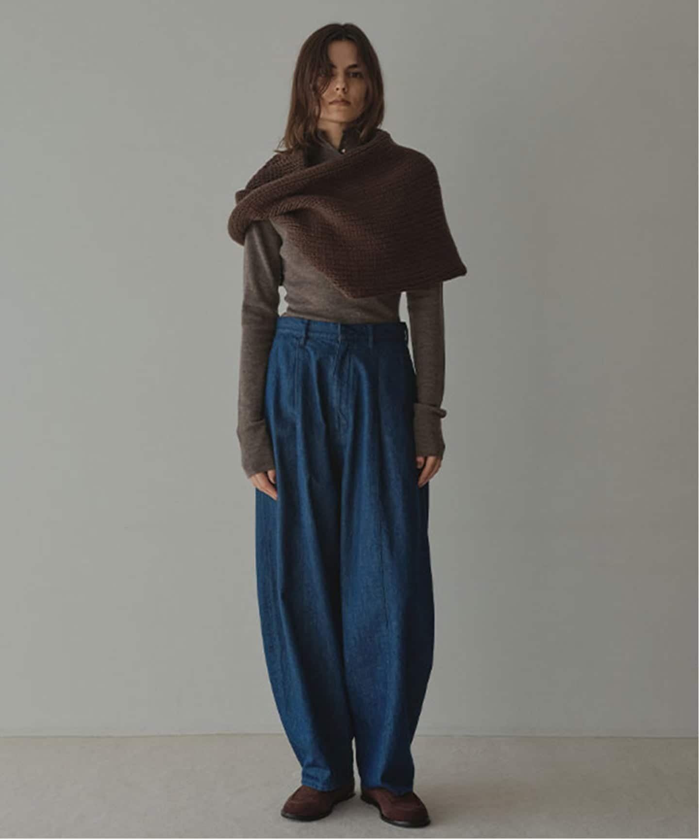 ETRE TOKYO バルキーヤーンハンドニットスヌード（マフラー）｜BOICE