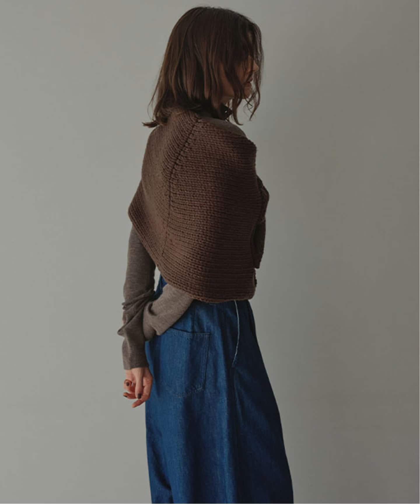 ETRE TOKYO バルキーヤーンハンドニットスヌード（マフラー）｜BOICE