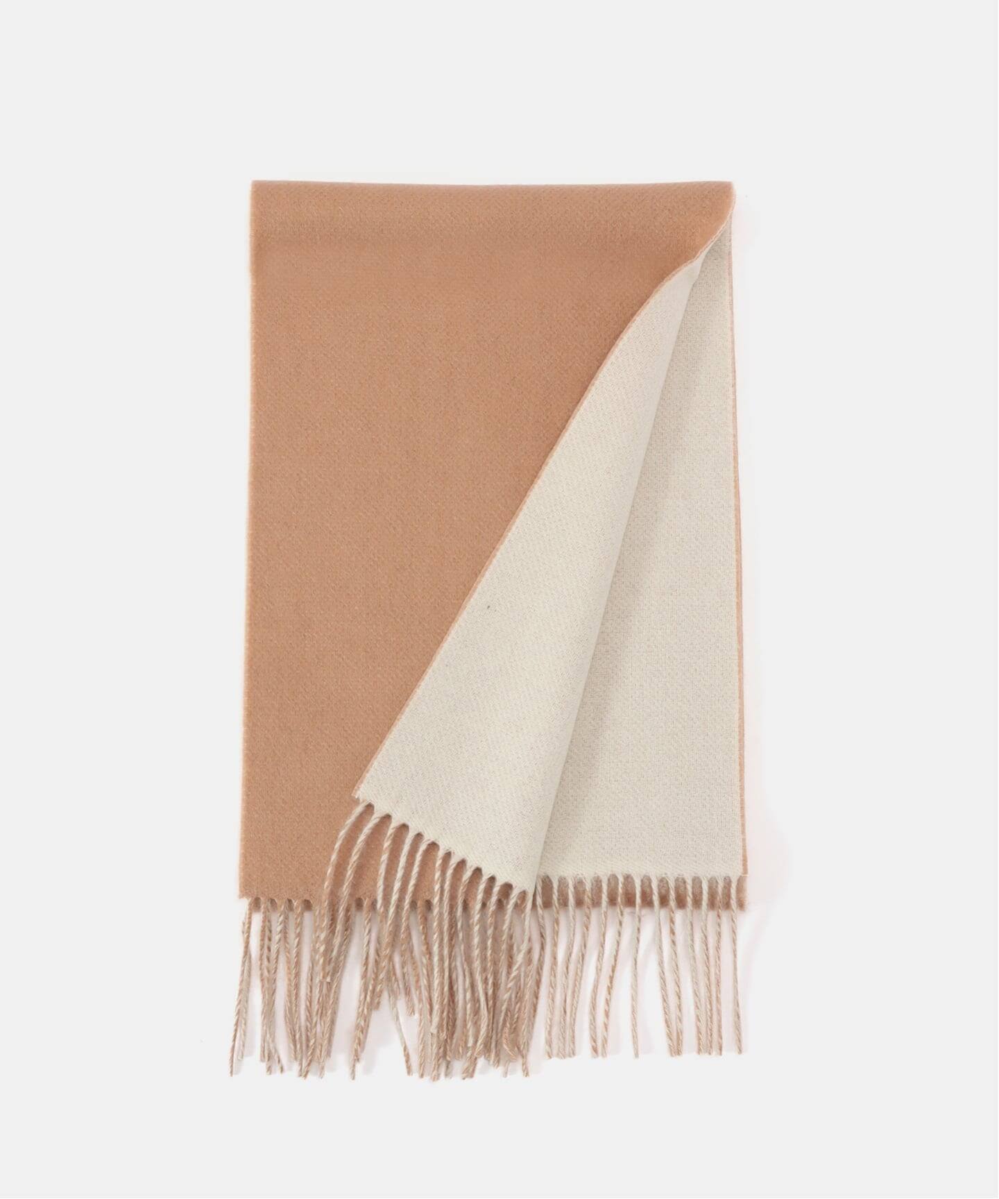 La Totalite カシミヤブレンド Wフェイスマフラー（マフラー）｜La