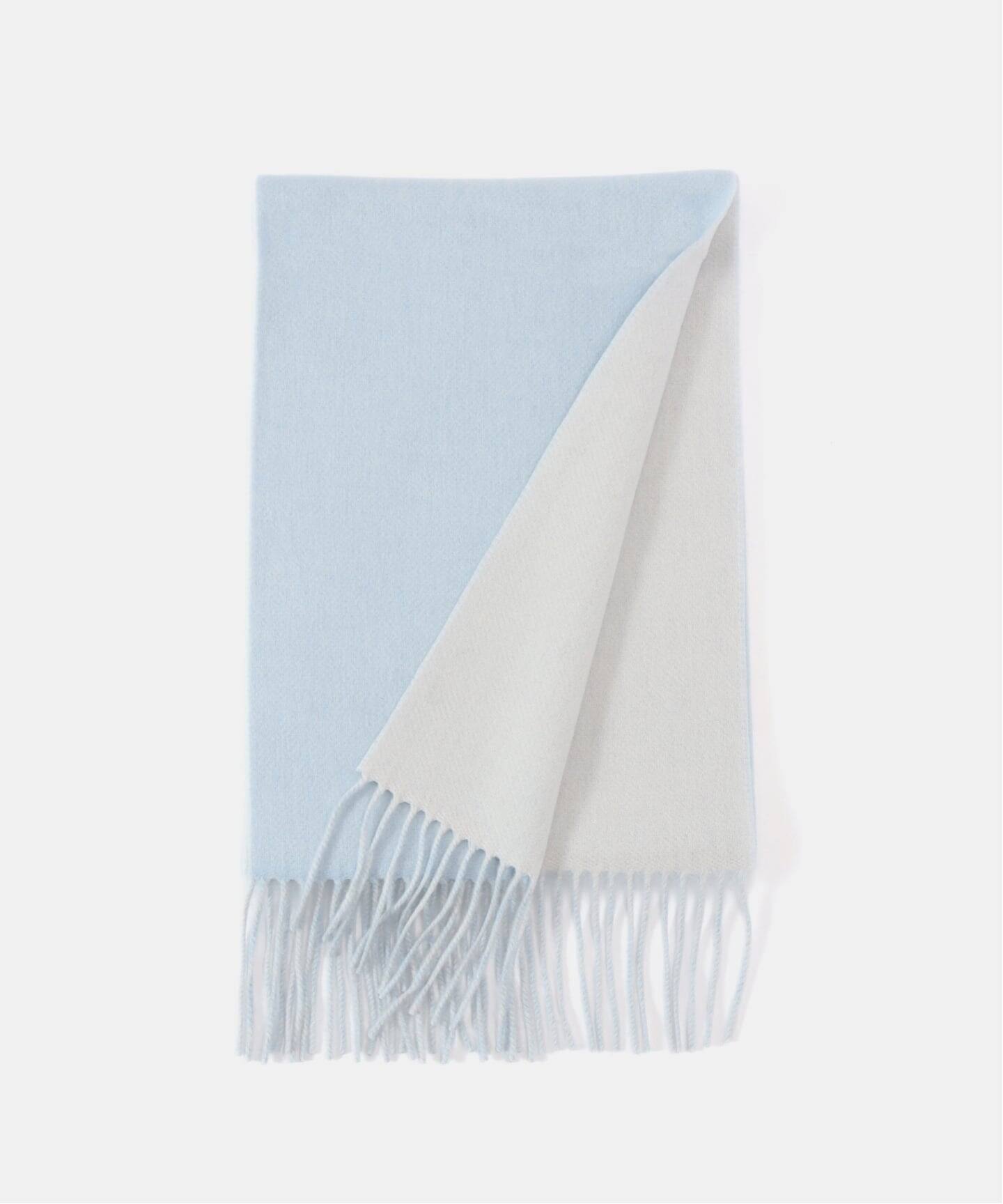 La Totalite カシミヤブレンド Wフェイスマフラー（マフラー）｜La