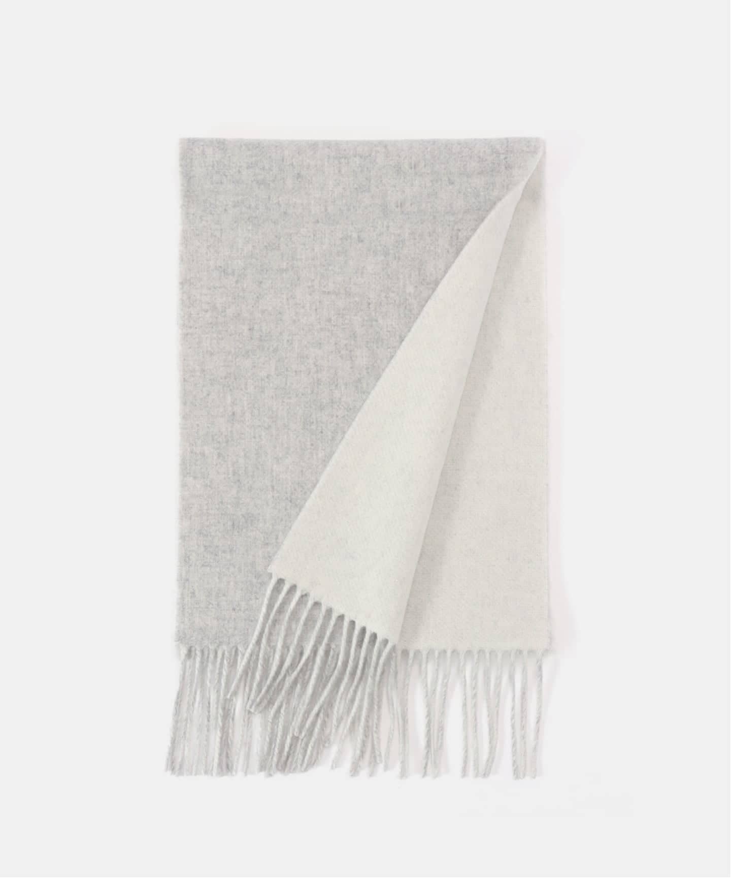 La Totalite カシミヤブレンド Wフェイスマフラー（マフラー）｜La