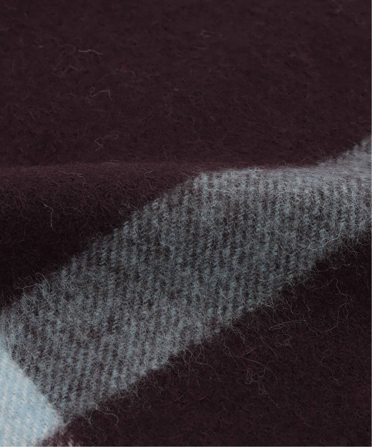 TWEEDMILL/ツイードミル ウール チェックストール 70*190cm（ストール