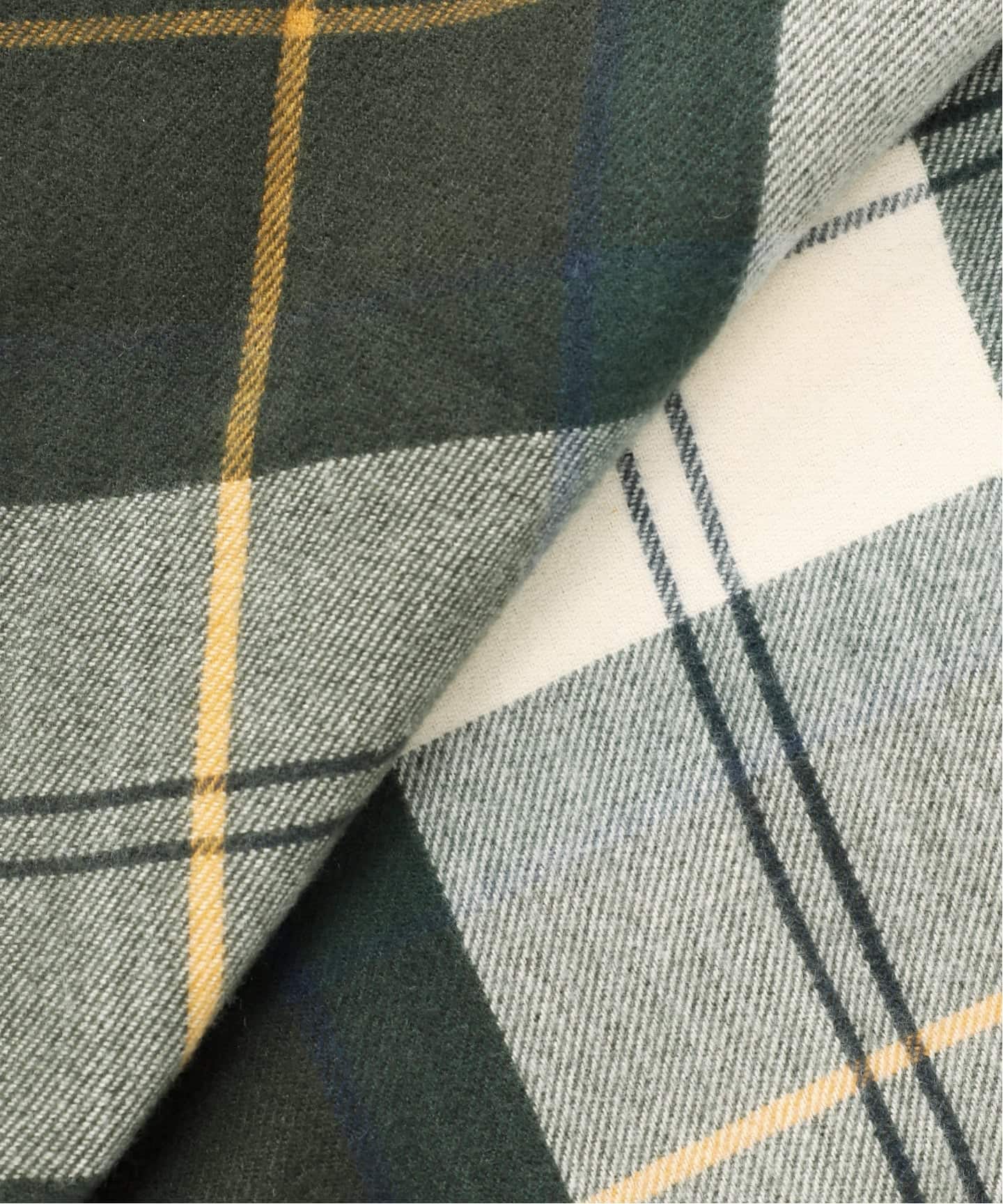 Barbour チェック柄マフラー グリーン系 スピック＆スパン Spick & Span 《予約》Barbour/バブアー