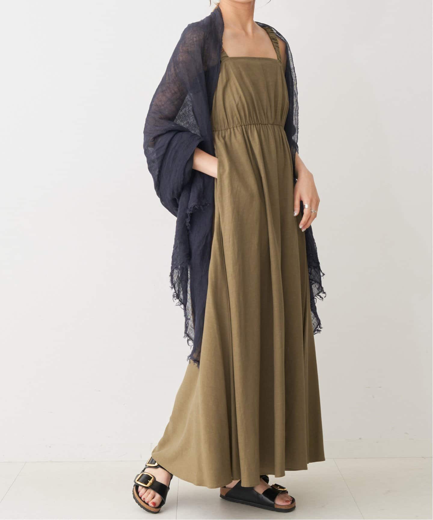 CHLORIS クロリス リネンストール ベージュ 追加》CHLORIS / クロリス リネンストール（ストール）｜Spick